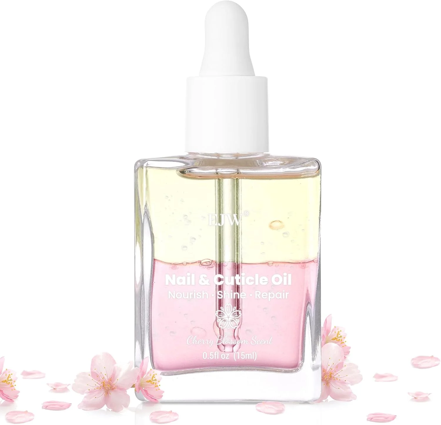 روغن ناخن و کوتیکول شکوفه گیلاس - آبرسانی نهایی، ترمیم با عصاره واقعی شکوفه گیلاس - فاقد پارابن، وگان و بدون تست حیوانی - 15 میلی لیتر