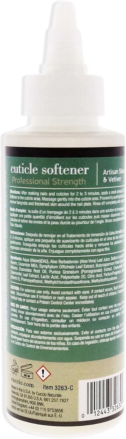 نرم کننده کوتیکول ناخن کوکیو نچرال - شی باتر و وتیور آرتیسان مناسب بانوان، حجم 118 میلی لیتر