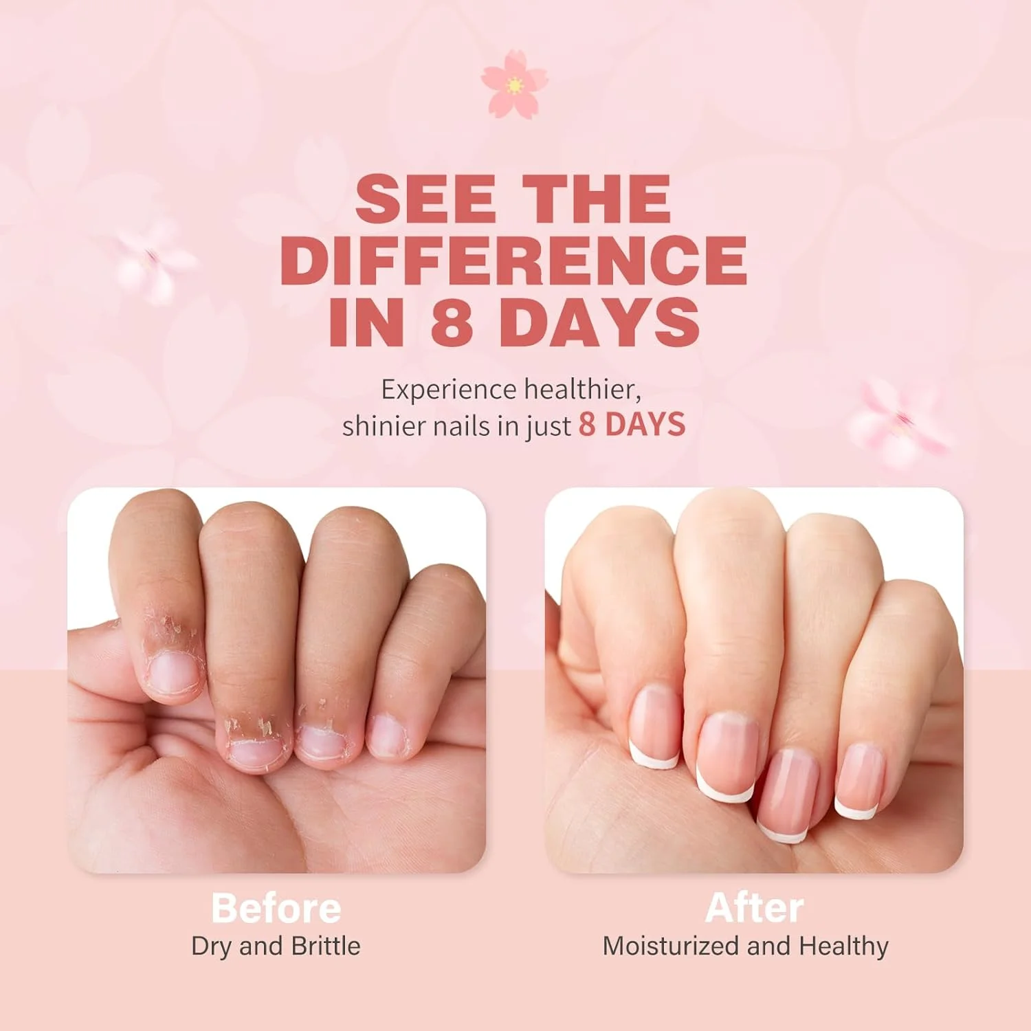 روغن ناخن و کوتیکول شکوفه گیلاس - آبرسانی نهایی، ترمیم با عصاره واقعی شکوفه گیلاس - فاقد پارابن، وگان و بدون تست حیوانی - 15 میلی لیتر