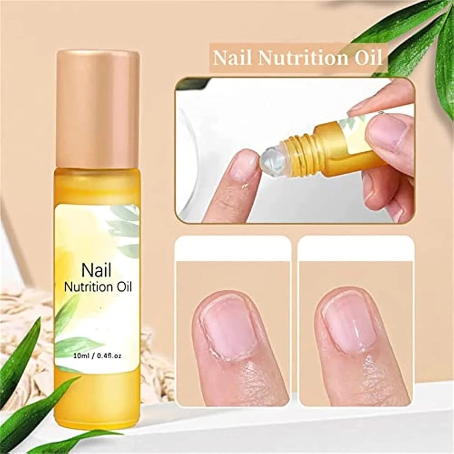 قلم روغن تغذیه ناخن، روغن کوتیکول ناخن رولی، روغن تغذیه ناخن برای ترمیم کوتیکول ها، قلم روغن کوتیکول برای جلوگیری از ترک خوردن و خشکی ناخن (3 عدد)