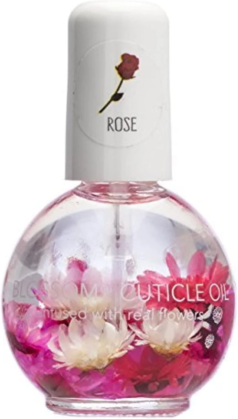 روغن کوتیکول با رایحه شکوفه (12.4 میلی لیتر) غنی شده با گلهای طبیعی - ساخت آمریکا (رز)