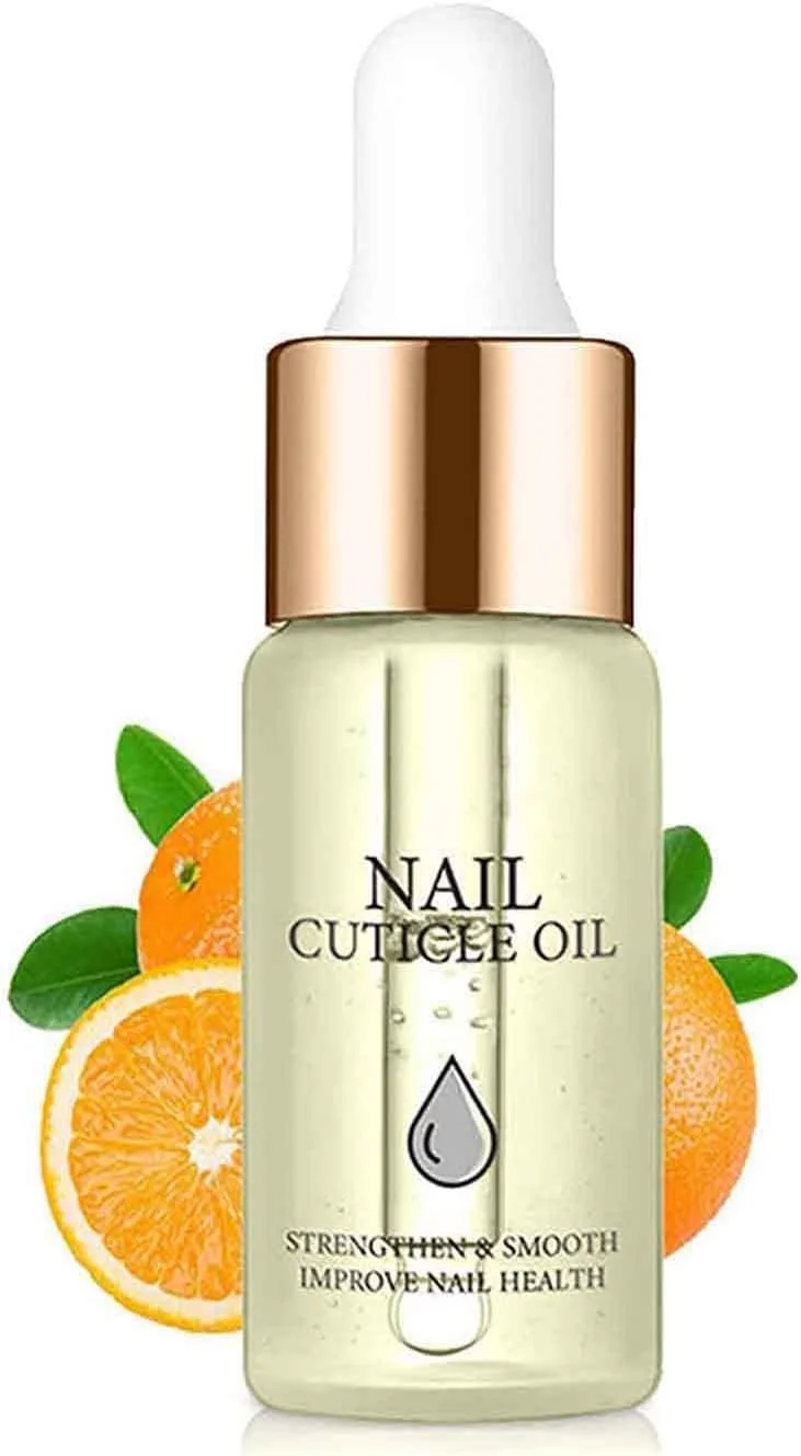 روغن کوتیکول غنی شده با ویتامین برای تقویت ناخن، سرم تقویت کننده و رشد ناخن، روغن ناخن برای درمان ناخن های آسیب دیده (پرتقالی)