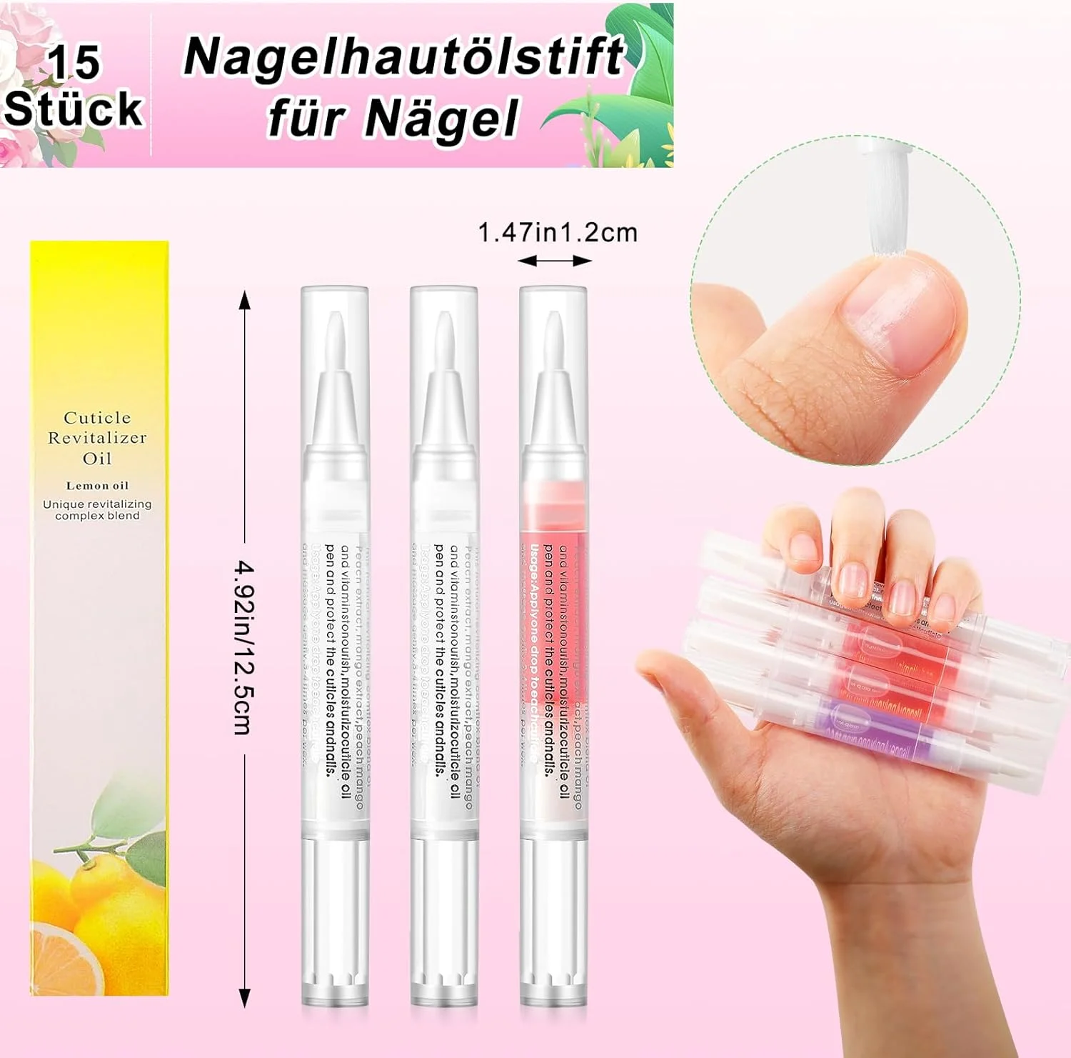 مجموعه 15 عددی روغن کوتیکول، قلم روغن ناخن، قلم مراقبت از ناخن، قلم روغن کوتیکول ناخن برای ترمیم ناخن های ترک خورده و خشک، مرطوب کننده، روغن ناخن، قلم روغن کوتیکول مجموعه 15 عددی روغن کوتیکول، قلم روغن ناخن، قلم مراقبت از ناخن، قلم روغن کوتیکول ناخن برای ترمیم ناخن های ترک خورده و خشک، مرطوب کننده، روغن ناخن، قلم روغن کوتیکول