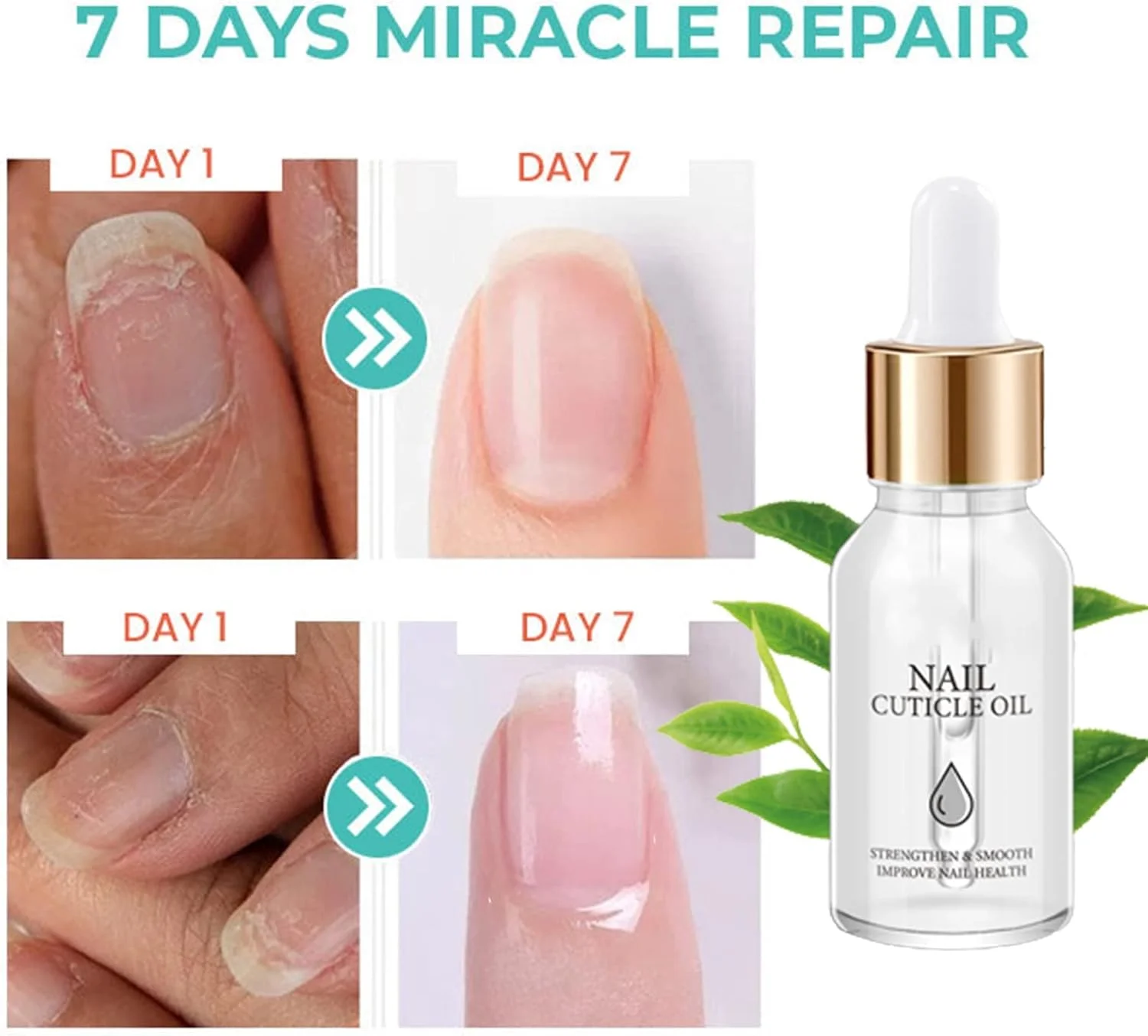 روغن کوتیکول غنی شده با ویتامین برای تقویت ناخن، سرم تقویت کننده و رشد ناخن، روغن ناخن برای درمان ناخن های آسیب دیده (پرتقالی)