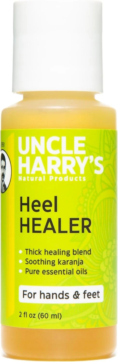 روغن پای التیام بخش پاشنه پا آنکل هری | ترمیم پا، درمان خشکی پا با روغن کرچک | نرم کننده پاشنه پا و پا | محصولات مراقبت از خود برای پاشنه پا، مراقبت از کوتیکول و پینه پا