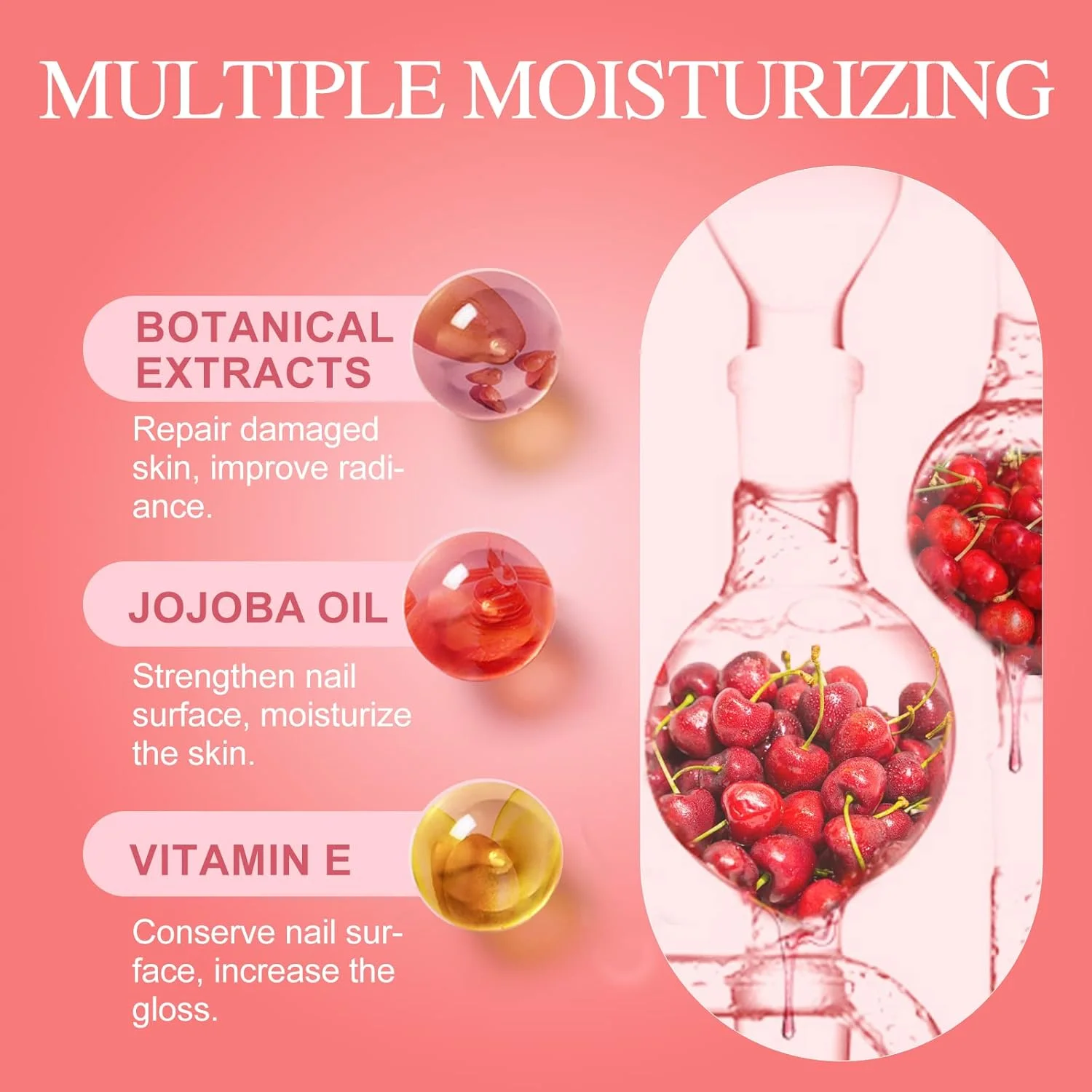 روغن کوتیکول ناخن، روغن جوجوبا برای مانیکور حاوی ویتامین B و E، روغن آبرسان خورشیدی تقویت کننده ناخن، روغن طبیعی کوتیکول از ایجاد ریش ریش و ترک خوردگی جلوگیری می کند - گیلاس روغن کوتیکول ناخن، روغن جوجوبا برای مانیکور حاوی ویتامین B و E، روغن آبرسان خورشیدی تقویت کننده ناخن، روغن طبیعی کوتیکول از ایجاد ریش ریش و ترک خوردگی جلوگیری می کند - گیلاس
