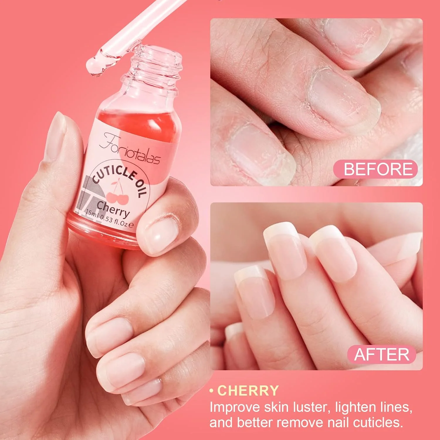 روغن کوتیکول ناخن، روغن جوجوبا برای مانیکور حاوی ویتامین B و E، روغن آبرسان خورشیدی تقویت کننده ناخن، روغن طبیعی کوتیکول از ایجاد ریش ریش و ترک خوردگی جلوگیری می کند - گیلاس روغن کوتیکول ناخن، روغن جوجوبا برای مانیکور حاوی ویتامین B و E، روغن آبرسان خورشیدی تقویت کننده ناخن، روغن طبیعی کوتیکول از ایجاد ریش ریش و ترک خوردگی جلوگیری می کند - گیلاس