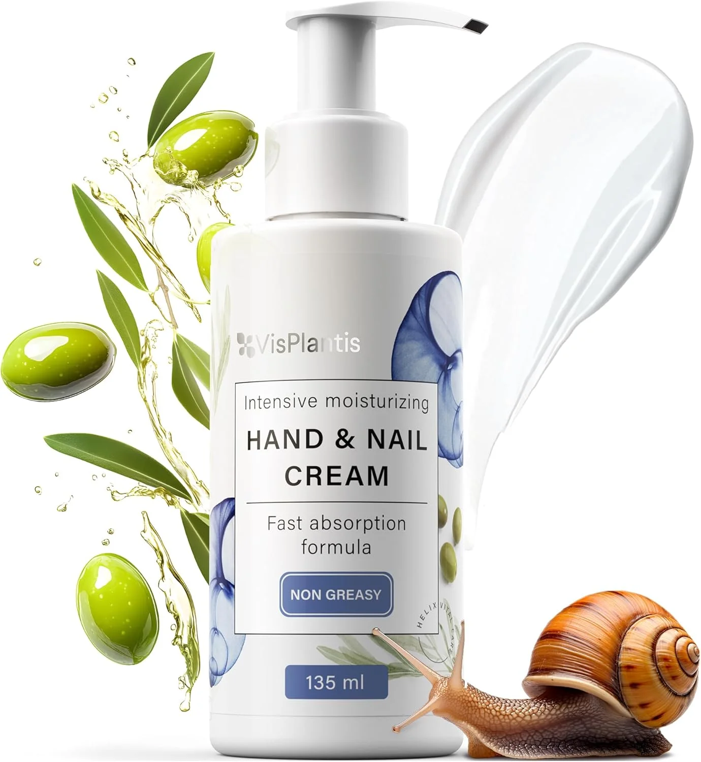 کرم دست و ناخن ویس پلنتس 135 میلی لیتر حاوی سرم مخاط حلزون، روغن زیتون و اوره برای محافظت کامل، لوازم آرایشی طبیعی مراقبت از دست و ناخن بانوان، کرم کوتیکول و ماسک دست کرم دست و ناخن ویس پلنتس 135 میلی لیتر حاوی سرم مخاط حلزون، روغن زیتون و اوره برای محافظت کامل، لوازم آرایشی طبیعی مراقبت از دست و ناخن بانوان، کرم کوتیکول و ماسک دست