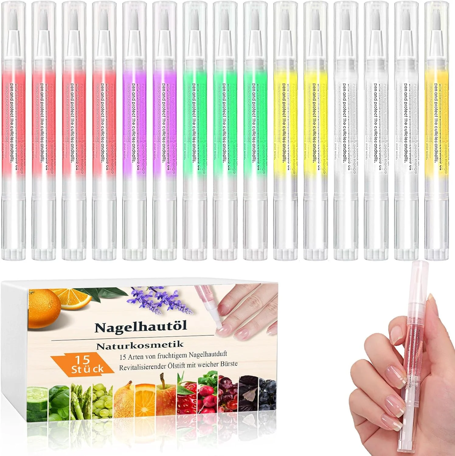 بسته 15 عددی روغن کوتیکول