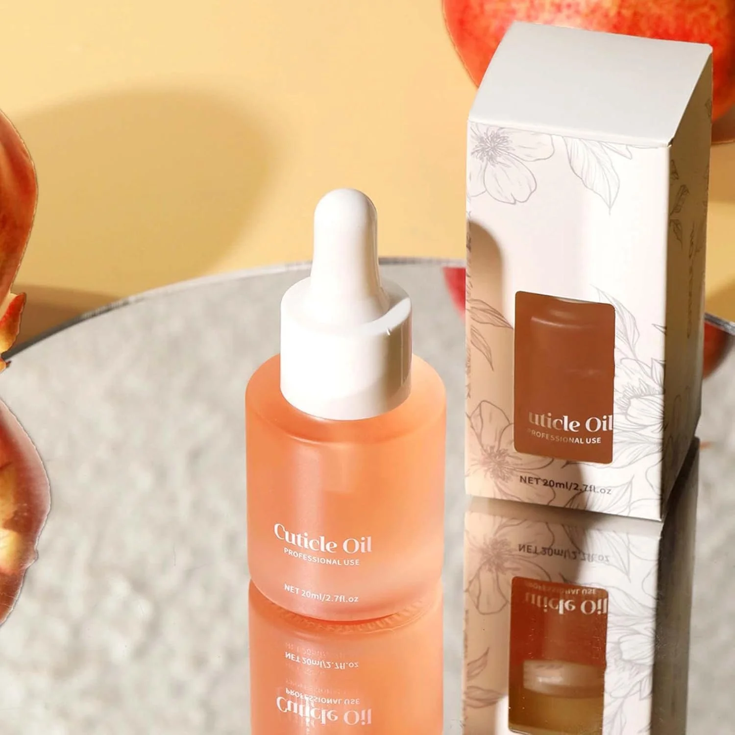 روغن ناخن | روغن کوتیکول معطر 80 میلی لیتری برای تقویت، آبرسانی و مرطوب کردن با عصاره انار/هلو/آووکادو برای کوتیکول های خشک، ترک خورده و سفت، مناسب استفاده خانگی روغن ناخن | روغن کوتیکول معطر 80 میلی لیتری برای تقویت، آبرسانی و مرطوب کردن با عصاره انار/هلو/آووکادو برای کوتیکول های خشک، ترک خورده و سفت، مناسب استفاده خانگی