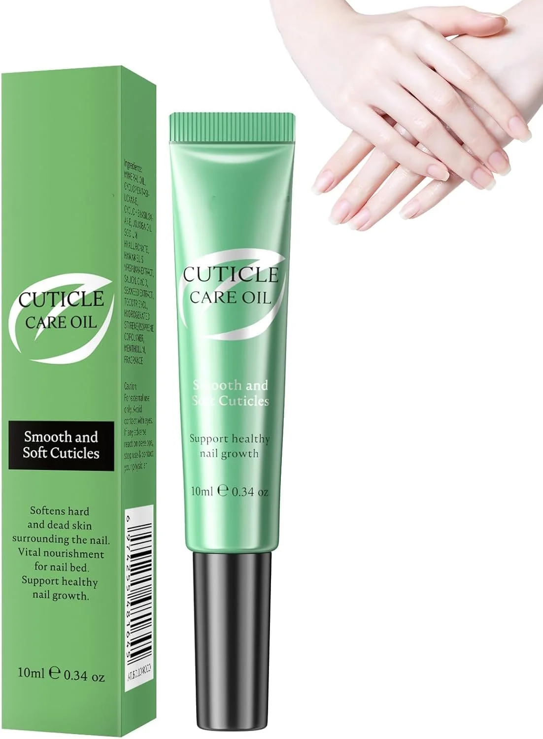 قلم روغن کوتیکول ناخن 10 میلی لیتری 2 عددی، قلم روغن ناخن با مواد طبیعی، روغن کوتیکول مرطوب کننده عمیق برای ناخن ها، جلوگیری از ترک خوردن و خشکی ناخن، درمان ناخن، تقویت کننده لاک ناخن شفاف