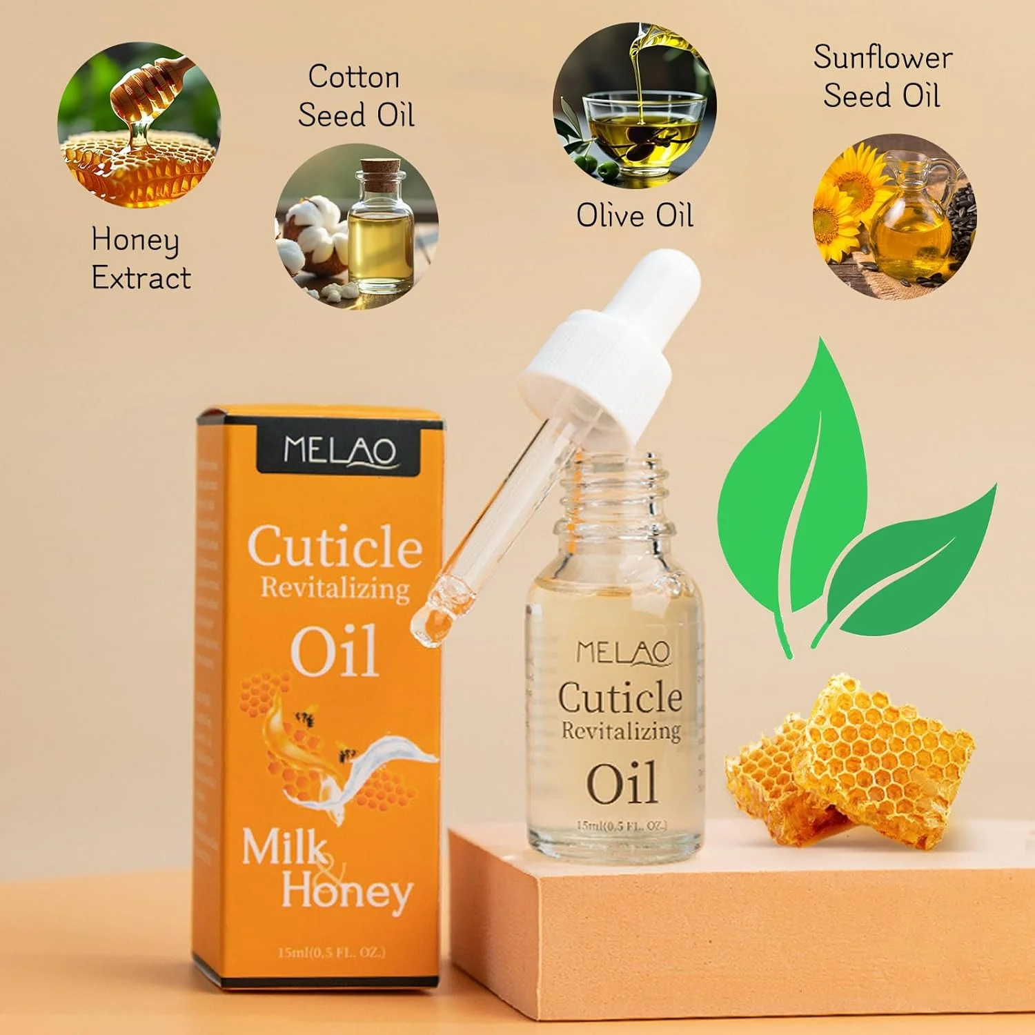 روغن کوتیکول غنی شده با ویتامین ای، شیر و عسل 15 میلی لیتر، تغذیه کننده عمیق، آبرسان و تقویت کننده ناخن، مراقبت شبانه برای ترمیم ناخن های خشک و زبر، مناسب برای استفاده خانگی الیتزیا ETW387 روغن کوتیکول غنی شده با ویتامین ای، شیر و عسل 15 میلی لیتر، تغذیه کننده عمیق، آبرسان و تقویت کننده ناخن، مراقبت شبانه برای ترمیم ناخن های خشک و زبر، مناسب برای استفاده خانگی الیتزیا ETW387