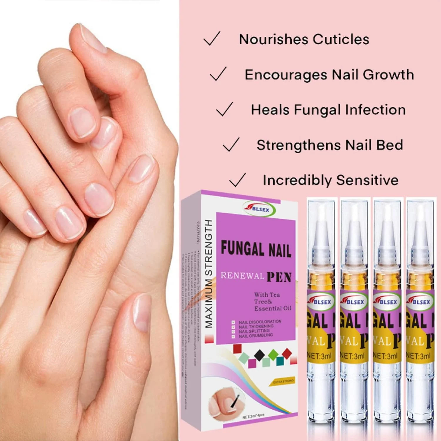 روغن کوتیکول ناخن، قلم های روغن تغذیه کننده، قلم های روغن کوتیکول برای مراقبت از ناخن، قلم روغن احیا کننده کوتیکول با برس نرم، روغن ناخن برای جلوگیری از ترک خوردن و خشکی ناخن