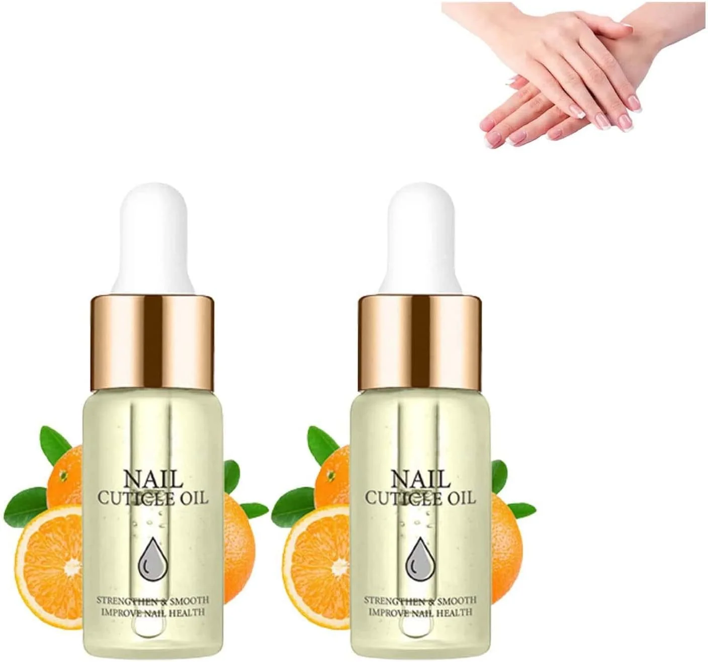 روغن کوتیکول ناخن Oveallgo، روغن کوتیکول غنی از ویتامین CC برای تقویت ناخن، روغن کوتیکول برای ناخن، روغن تقویت کننده ناخن غنی از ویتامین Oveallgo، روغن تقویت کننده ناخن (2 عدد، پرتقالی)