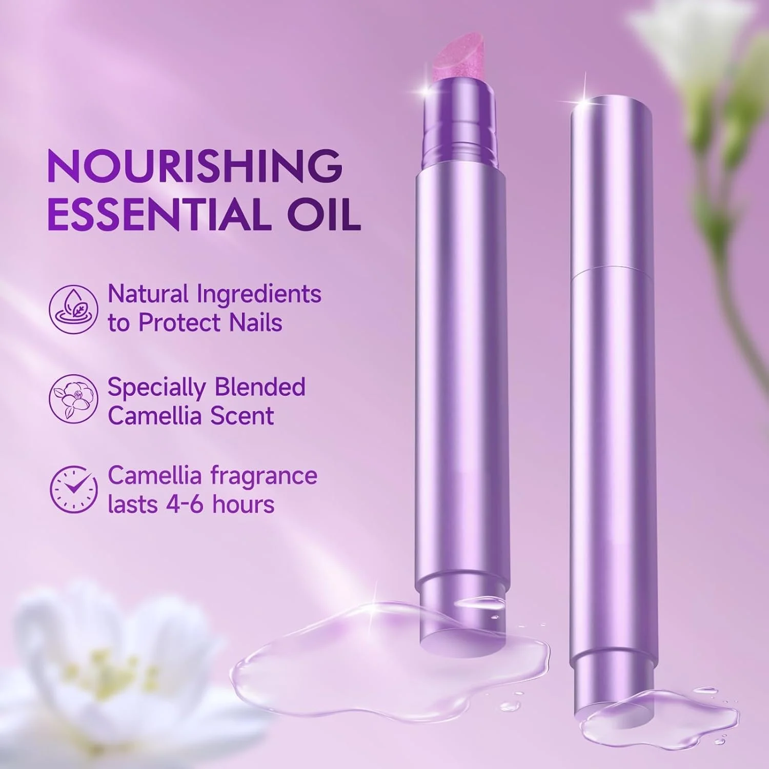 قلم روغن کوتیکول 3 در 1 با سرامیک، درمان کوتیکول برای ناخن های خشک و آسیب دیده، قلم از بین برنده کوتیکول ناخن قلم روغن کوتیکول 3 در 1 با سرامیک، درمان کوتیکول برای ناخن های خشک و آسیب دیده، قلم از بین برنده کوتیکول ناخن