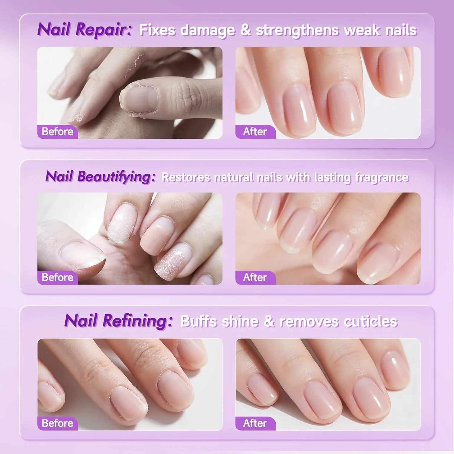 قلم روغن کوتیکول 3 در 1 با سرامیک، درمان کوتیکول برای ناخن های خشک و آسیب دیده، قلم از بین برنده کوتیکول ناخن قلم روغن کوتیکول 3 در 1 با سرامیک، درمان کوتیکول برای ناخن های خشک و آسیب دیده، قلم از بین برنده کوتیکول ناخن