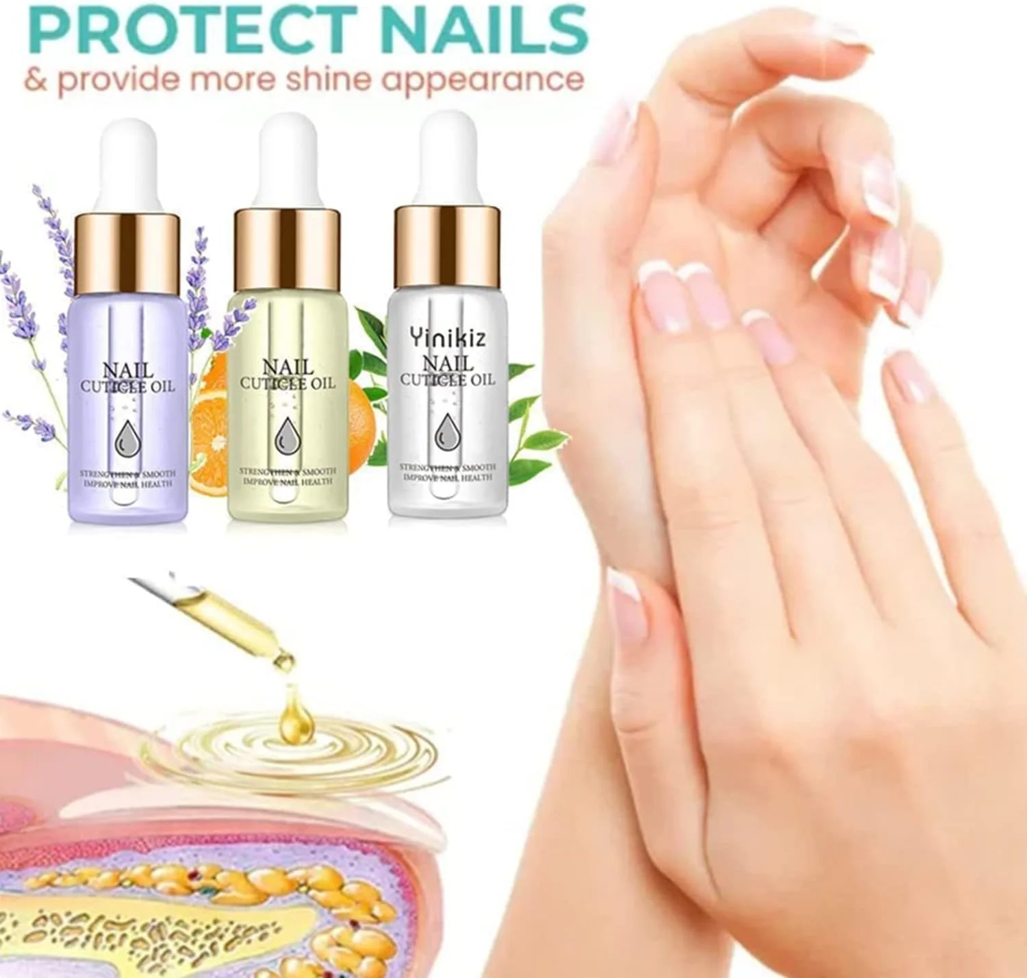 روغن تقویت کننده ناخن و کوتیکول غنی از ویتامین CC، روغن تقویت کننده ناخن و کوتیکول غنی از ویتامین Oveallgo، روغن کوتیکول برای ناخن، روغن تقویت کننده ناخن (اسطوخودوس - 2 عدد) روغن تقویت کننده ناخن و کوتیکول غنی از ویتامین CC، روغن تقویت کننده ناخن و کوتیکول غنی از ویتامین Oveallgo، روغن کوتیکول برای ناخن، روغن تقویت کننده ناخن (اسطوخودوس - 2 عدد)