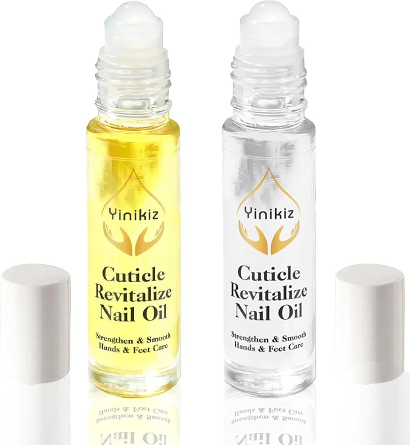 بسته 2 عددی روغن کوتیکول، روغن ناخن رولی برای مراقبت از کوتیکول و ناخن برای ترمیم ناخن های ترک خورده و خشک، برای ناخن های انگشتان دست و پا تغذیه شده