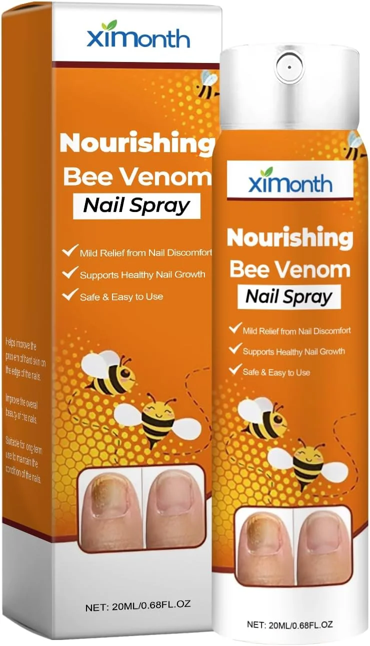 اسپری ترمیم کننده ناخن 丨 اسپری تسکین دهنده ناخن با زنجبیل و روغن درخت چای 丨 ترمیم و تغذیه کننده، تسکین دهنده کوتیکول 丨 فرمول ملایم، مراقبت از ناخن، مناسب برای انواع ناخن