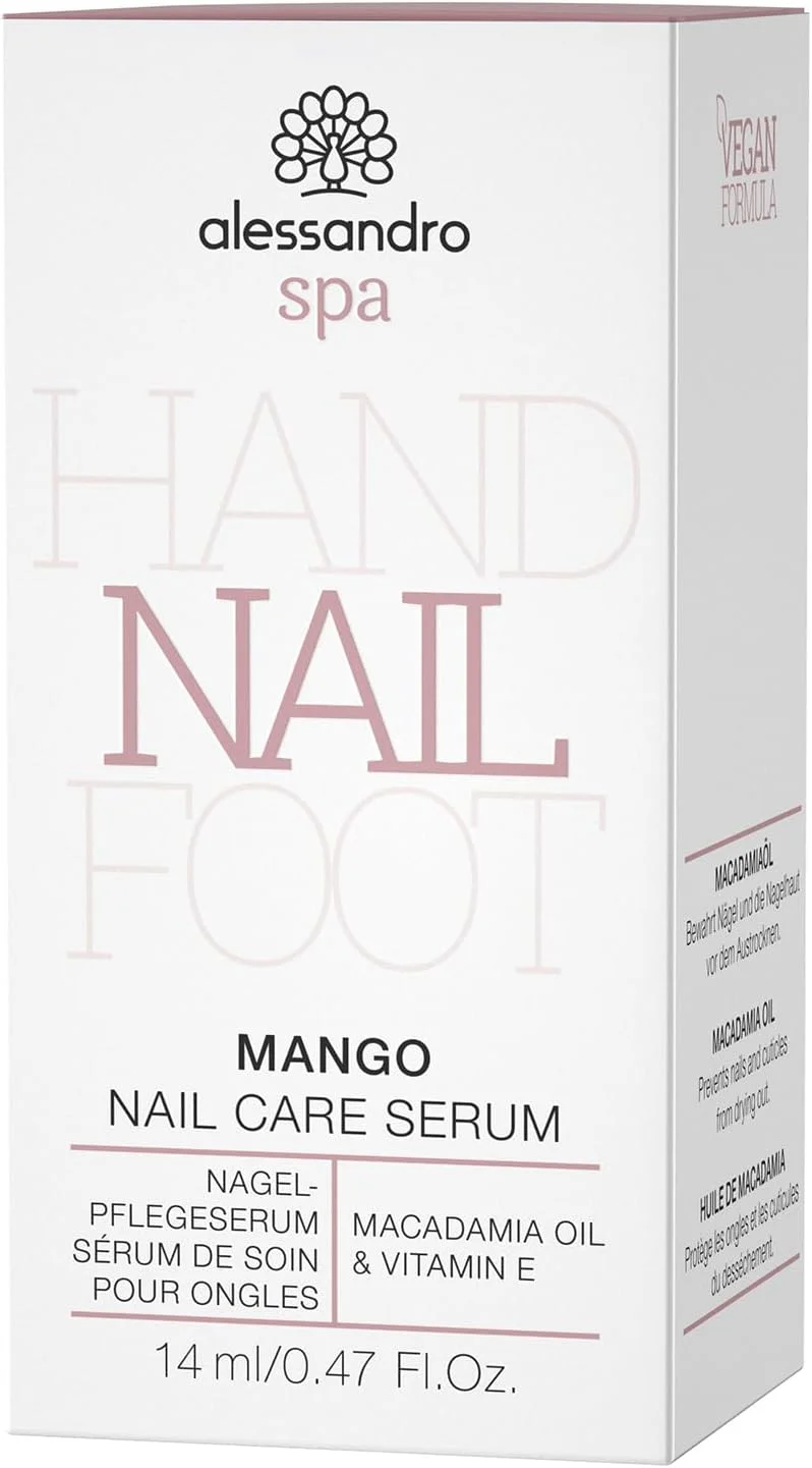سرم ناخن انبه آلساندرو اسپا با روغن ماکادمیا 14 میلی لیتر، مراقبت از کوتیکول سرم ناخن انبه آلساندرو اسپا با روغن ماکادمیا 14 میلی لیتر، مراقبت از کوتیکول