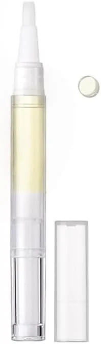 قلم روغن ناخن حرفه ای قابل حمل - قلم روغن رشد ناخن آبرسان و تقویت کننده برای ناخن های خشک و شکننده؛ اپلیکاتور قلم روغن کوتیکول برای خانه و مسافرت، جذب سریع