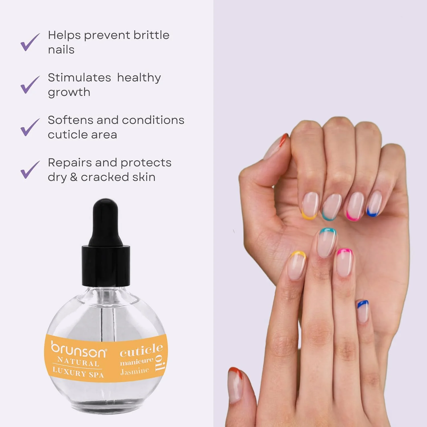 روغن کوتیکول برونسون 75 میلی لیتر، سرم درمان ناخن برای تقویت، روغن کوتیکول با عصاره طبیعی، روغن کوتیکول برای رشد ناخن، روغن مغذی برای ناخن ها و کوتیکول ها روغن کوتیکول برونسون 75 میلی لیتر، سرم درمان ناخن برای تقویت، روغن کوتیکول با عصاره طبیعی، روغن کوتیکول برای رشد ناخن، روغن مغذی برای ناخن ها و کوتیکول ها