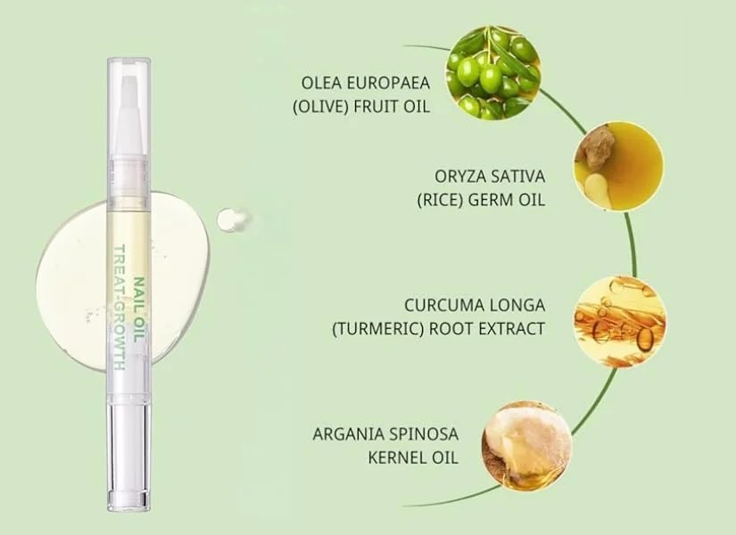 قلم روغن ناخن حرفه ای قابل حمل - قلم روغن رشد ناخن آبرسان و تقویت کننده برای ناخن های خشک و شکننده؛ اپلیکاتور قلم روغن کوتیکول برای خانه و مسافرت، جذب سریع قلم روغن ناخن حرفه ای قابل حمل - قلم روغن رشد ناخن آبرسان و تقویت کننده برای ناخن های خشک و شکننده؛ اپلیکاتور قلم روغن کوتیکول برای خانه و مسافرت، جذب سریع