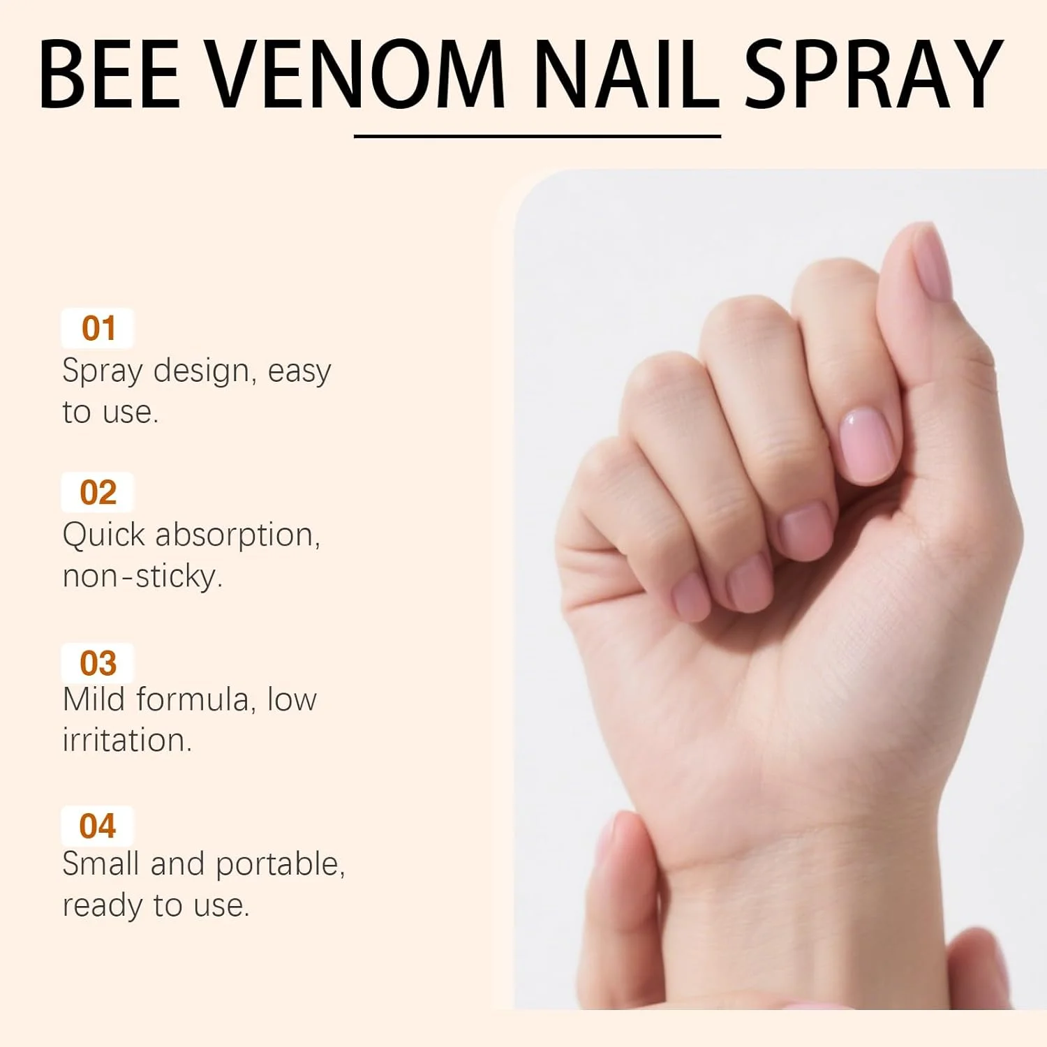 اسپری ترمیم کننده ناخن 丨 اسپری تسکین دهنده ناخن با زنجبیل و روغن درخت چای 丨 ترمیم و تغذیه کننده، تسکین دهنده کوتیکول 丨 فرمول ملایم، مراقبت از ناخن، مناسب برای انواع ناخن اسپری ترمیم کننده ناخن 丨 اسپری تسکین دهنده ناخن با زنجبیل و روغن درخت چای 丨 ترمیم و تغذیه کننده، تسکین دهنده کوتیکول 丨 فرمول ملایم، مراقبت از ناخن، مناسب برای انواع ناخن