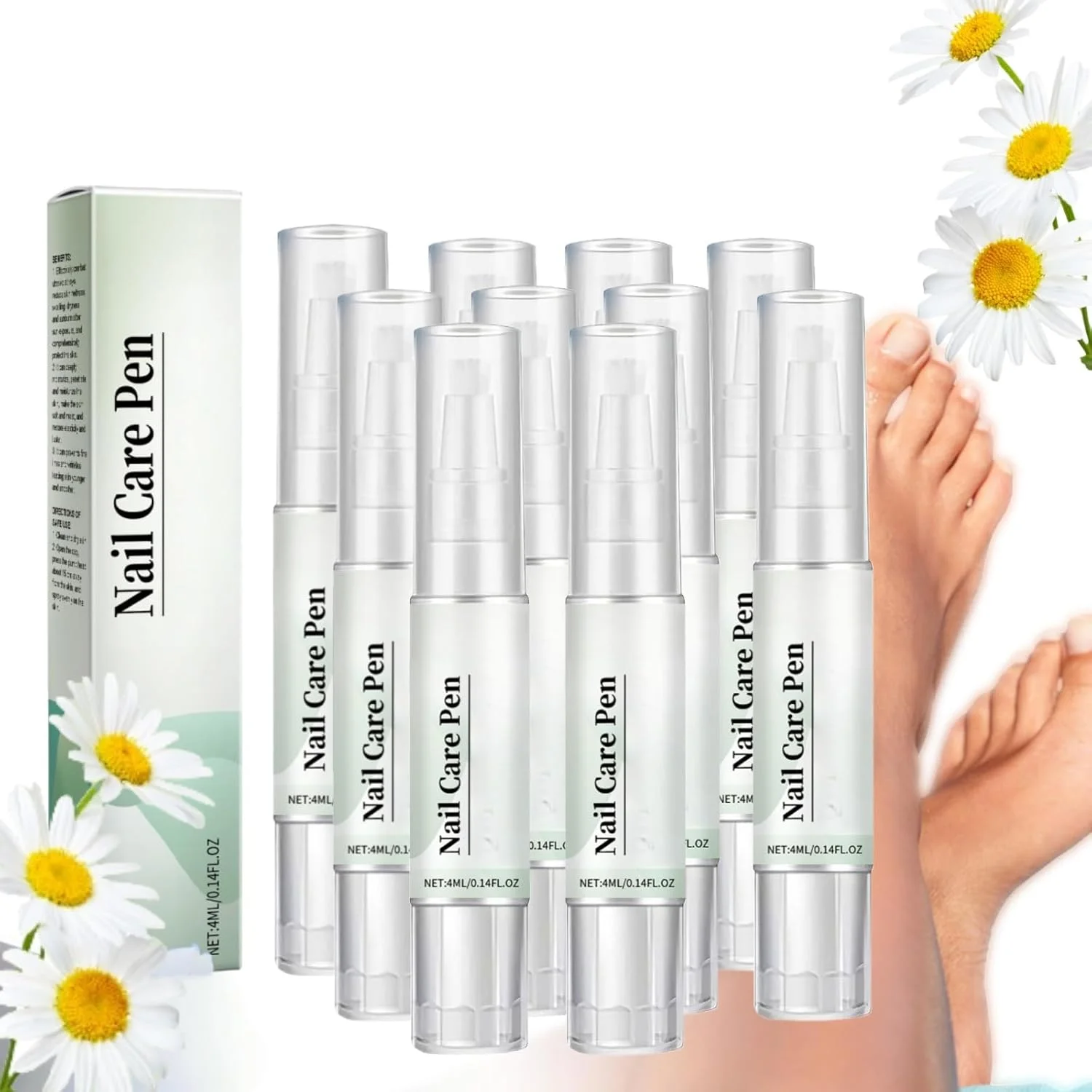 روغن مراقبت از ناخن و کوتیکول - سرم تقویت کننده برای ناخن های آسیب دیده و ضعیف، آبرسان و مرطوب کننده عمیق برای ناخن های دست و پا، سفید کننده برای ناخن های خشک (10 عدد)