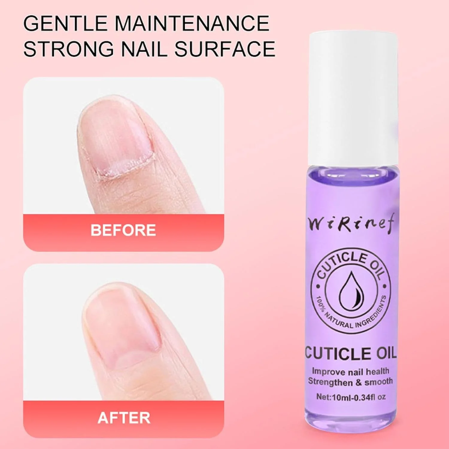 روغن کوتیکول ناخن، روغن تقویت کننده ناخن - تغذیه کننده کوتیکول لاک ناخن، مواد طبیعی برای مانیکور مصنوعی، طراحی ناخن اکریلیک یا مانیکور طبیعی