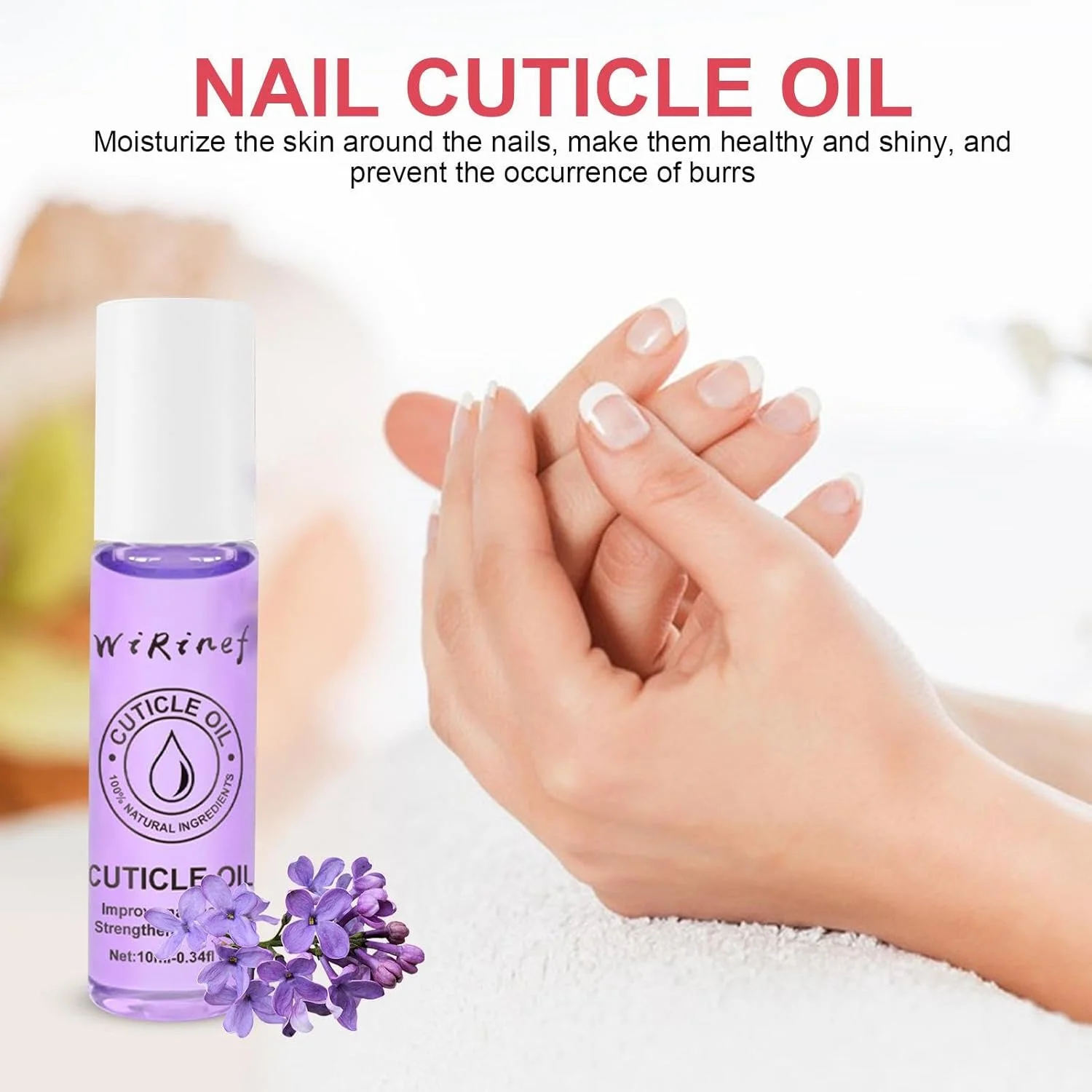 روغن کوتیکول ناخن، روغن تقویت کننده ناخن - تغذیه کننده کوتیکول لاک ناخن، مواد طبیعی برای مانیکور مصنوعی، طراحی ناخن اکریلیک یا مانیکور طبیعی