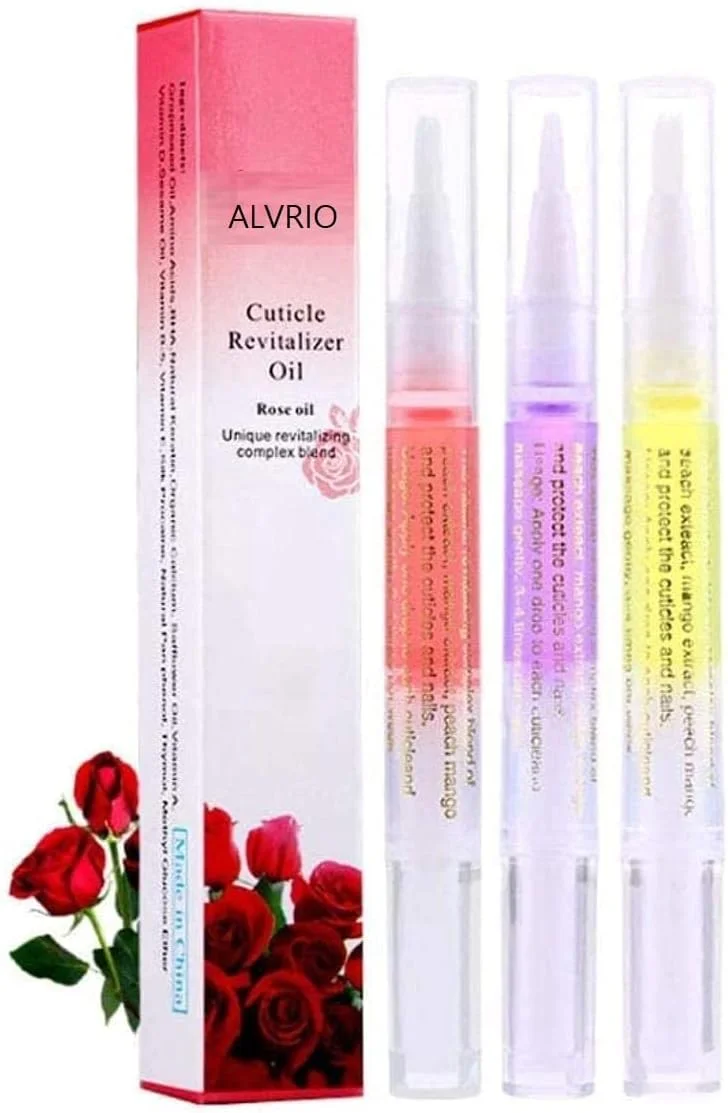 مجموعه ۳ عددی قلم روغن کوتیکول، قلم احیا کننده کوتیکول، ابزار مانیکور و پدیکور، روغن تغذیه کننده ناخن