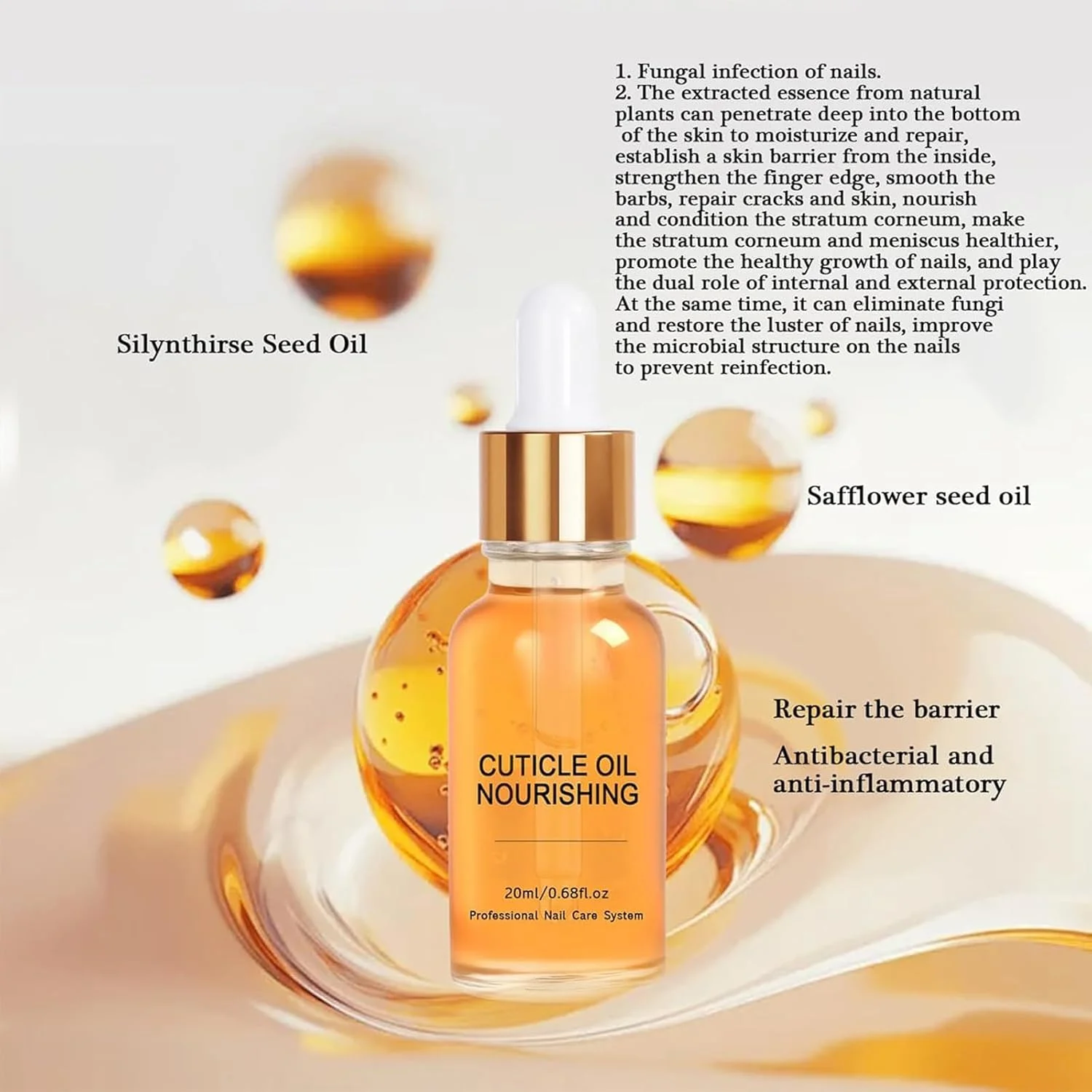 روغن ترمیم کننده کوتیکول 20 میلی لیتری، نرم کننده کوتیکول برای مانیکور، مایع نرم کننده پوست سخت، طراحی فرمول مغذی، مراقبت از ناخن برای مانیکور پدیکور مسافرت در منزل دست پا انگشت پا (1 ست) روغن ترمیم کننده کوتیکول 20 میلی لیتری، نرم کننده کوتیکول برای مانیکور، مایع نرم کننده پوست سخت، طراحی فرمول مغذی، مراقبت از ناخن برای مانیکور پدیکور مسافرت در منزل دست پا انگشت پا (1 ست)