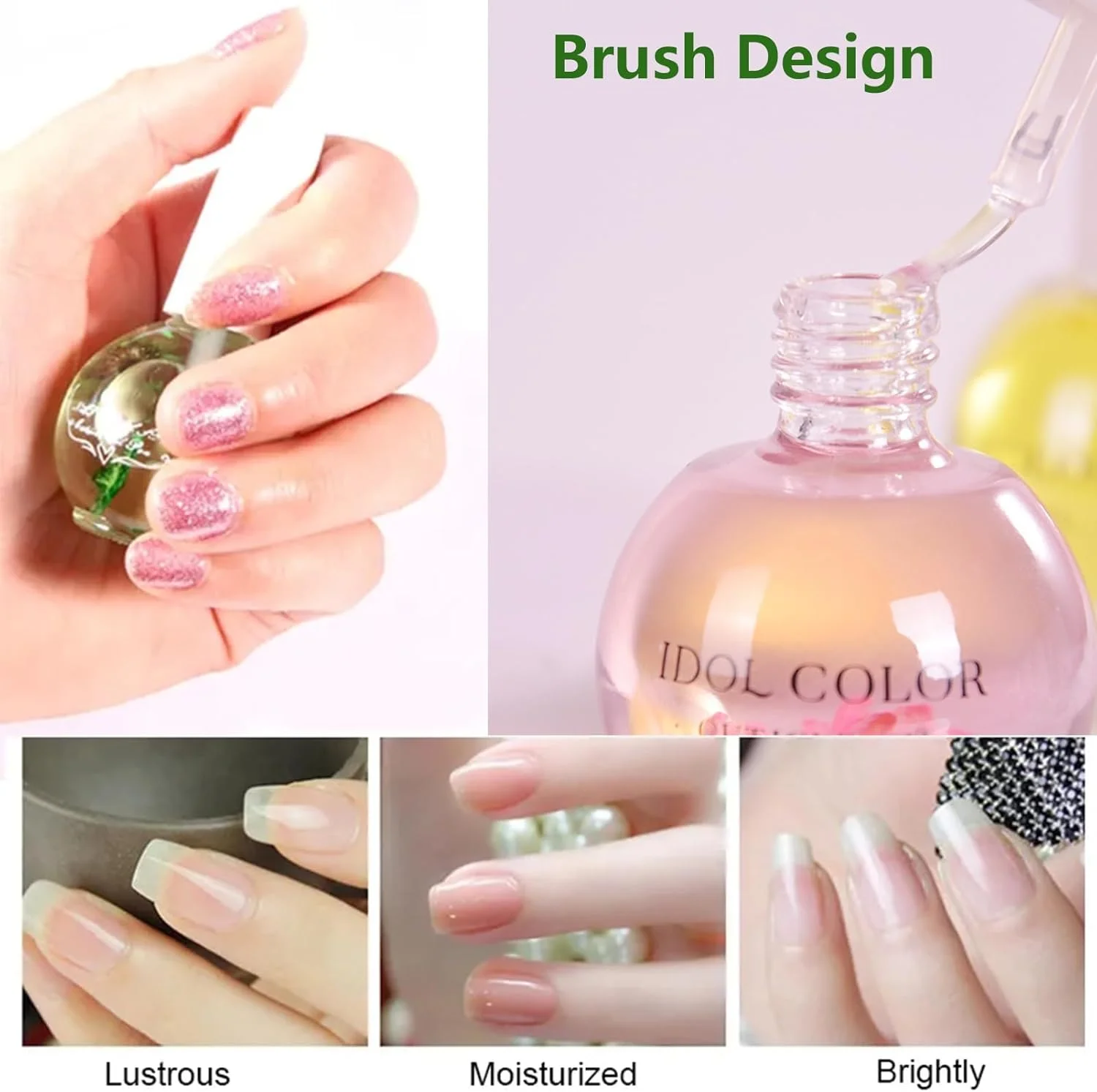 سرم روغن کوتیکول ناخن FUIN با رایحه هلو، درمان ناخن برای تقویت، روغن کوتیکول با برس شکوفه طبیعی، روغن مغذی برای ناخن ها و کوتیکول ها برای رشد ناخن سرم روغن کوتیکول ناخن FUIN با رایحه هلو، درمان ناخن برای تقویت، روغن کوتیکول با برس شکوفه طبیعی، روغن مغذی برای ناخن ها و کوتیکول ها برای رشد ناخن