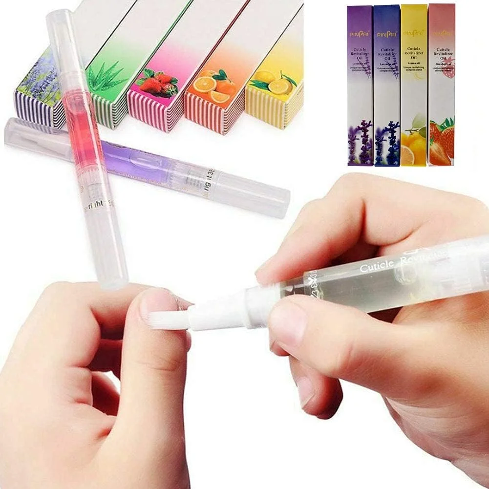 مجموعه قلم روغن کوتیکول، قلم احیا کننده کوتیکول، ابزار مانیکور و پدیکور ناخن، بسته 5 عددی مجموعه قلم روغن کوتیکول، قلم احیا کننده کوتیکول، ابزار مانیکور و پدیکور ناخن، بسته 5 عددی