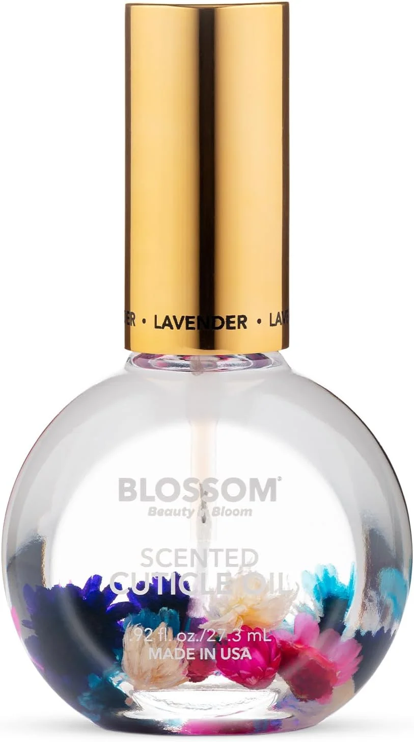 روغن کوتیکول ناخن با رایحه گل، آبرسان و مرطوب کننده، مراقبت از کوتیکول ناخن، حاوی گل های طبیعی، ساخت آمریکا، 27.3 میلی لیتر، اسطوخودوس