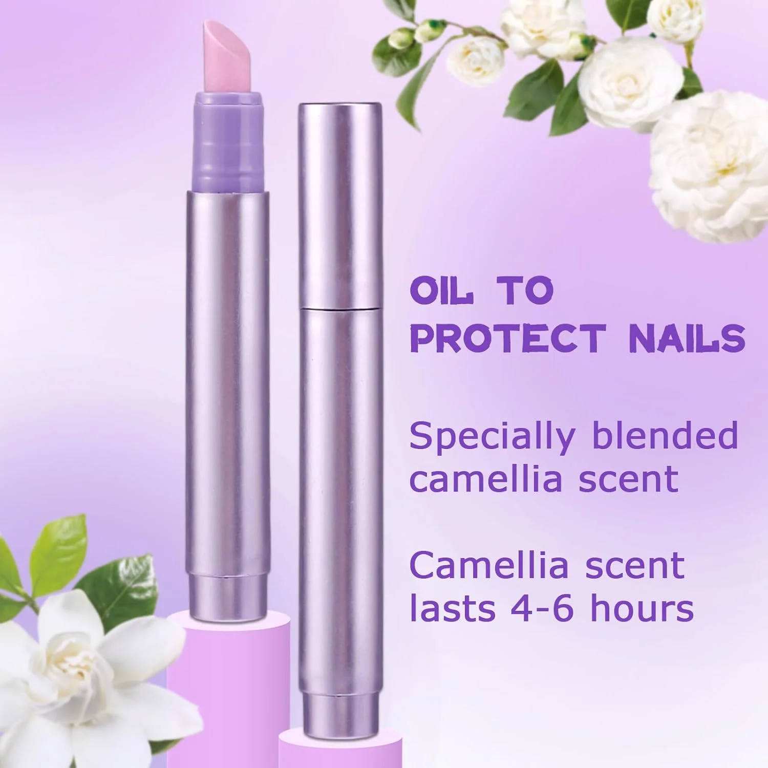 قلم روغن کوتیکول ناخن 3 در 1، قلم از بین برنده کوتیکول ناخن با نوک سرامیکی، مرطوب کننده، تقویت کننده و روشن کننده، مناسب برای ترمیم ناخن های خشک و ترک خورده قلم روغن کوتیکول ناخن 3 در 1، قلم از بین برنده کوتیکول ناخن با نوک سرامیکی، مرطوب کننده، تقویت کننده و روشن کننده، مناسب برای ترمیم ناخن های خشک و ترک خورده