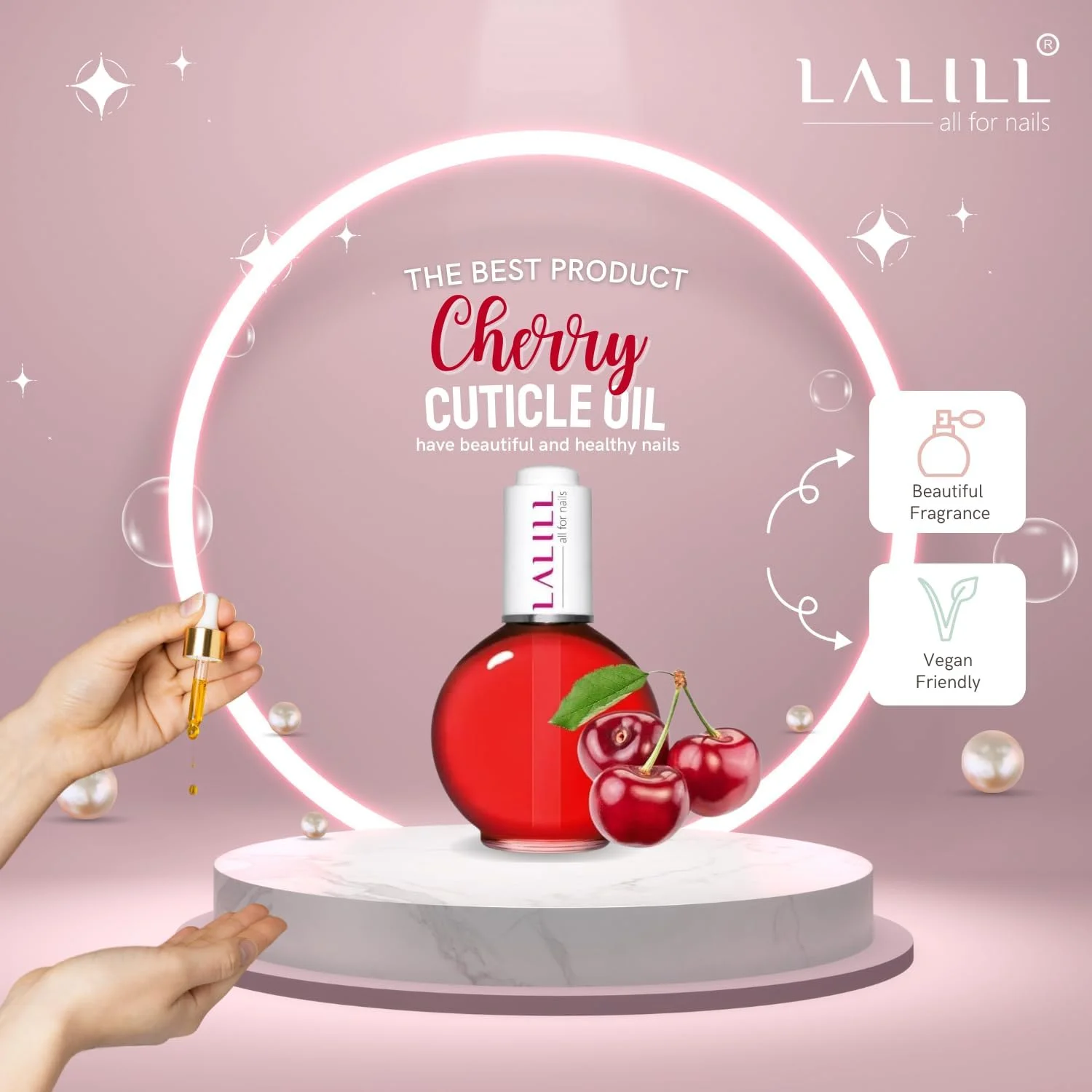 روغن کوتیکول ناخن لالیل 75 میلی لیتر - روغن مراقبت از ناخن با رایحه گیلاس - روغن مراقبت از ناخن برای کوتیکول ناخن - طراحی ناخن اسپا مانیکور دست - وگان - با قطره چکان روغن کوتیکول ناخن لالیل 75 میلی لیتر - روغن مراقبت از ناخن با رایحه گیلاس - روغن مراقبت از ناخن برای کوتیکول ناخن - طراحی ناخن اسپا مانیکور دست - وگان - با قطره چکان