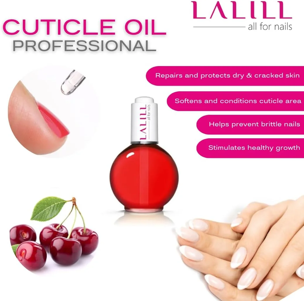 روغن کوتیکول ناخن لالیل 75 میلی لیتر - روغن مراقبت از ناخن با رایحه گیلاس - روغن مراقبت از ناخن برای کوتیکول ناخن - طراحی ناخن اسپا مانیکور دست - وگان - با قطره چکان روغن کوتیکول ناخن لالیل 75 میلی لیتر - روغن مراقبت از ناخن با رایحه گیلاس - روغن مراقبت از ناخن برای کوتیکول ناخن - طراحی ناخن اسپا مانیکور دست - وگان - با قطره چکان