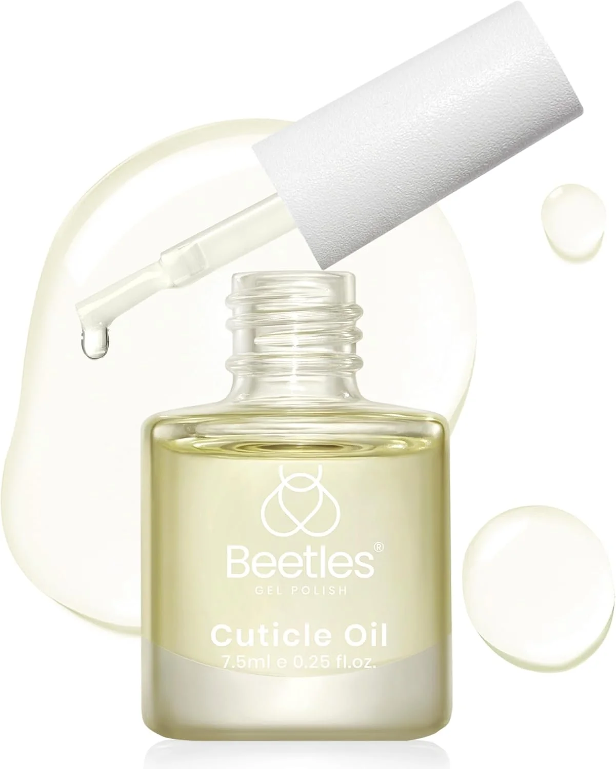 روغن کوتیکول Beetles، مراقبت از روغن کوتیکول ناخن ژلی برای کوتیکول های خشک و آسیب دیده، اسپا ناخن های قوی تر و لوازم ضروری مانیکور دست برای ترمیم ناخن های نازک، ناخن های خانگی DIY