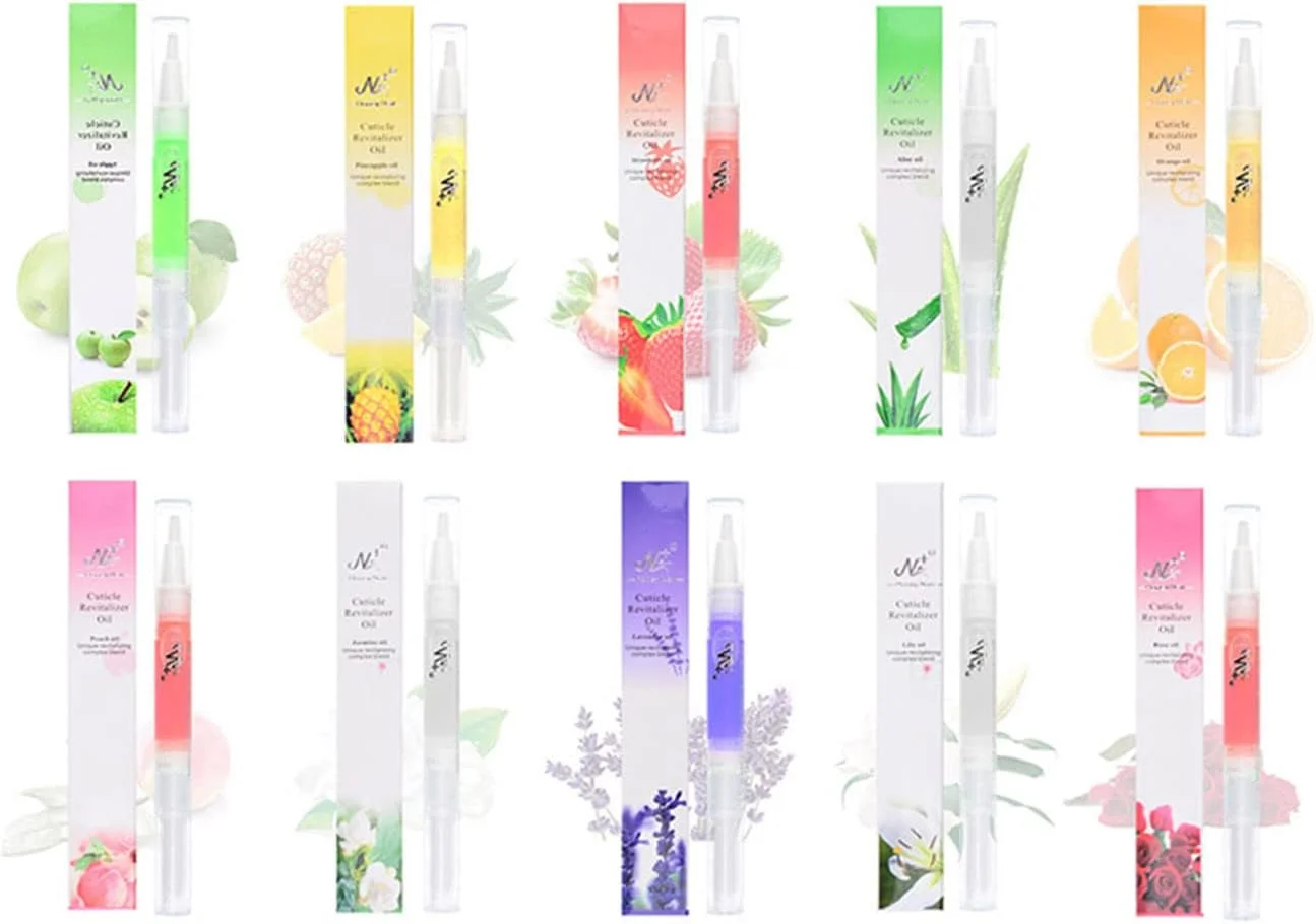۱۰ عدد قلم روغن مغذی لاک ناخن برای جلوگیری از کوتیکول ناخن