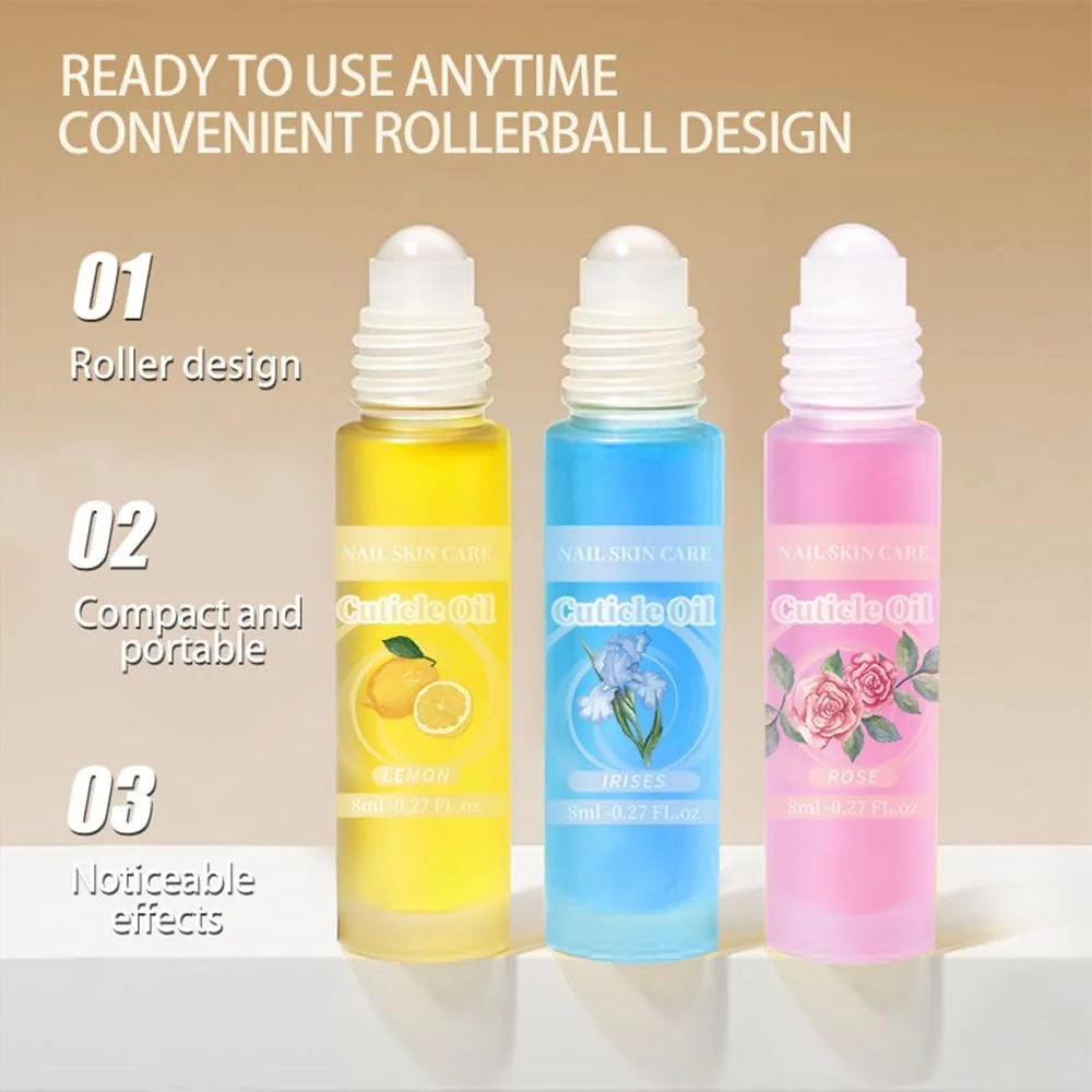 روغن کوتیکول رولی مغذی و مرطوب کننده، رولی ناخن قابل حمل و مناسب برای آبرسانی و مراقبت (رز و چای سبز) - 2 عدد روغن کوتیکول رولی مغذی و مرطوب کننده، رولی ناخن قابل حمل و مناسب برای آبرسانی و مراقبت (رز و چای سبز) - 2 عدد
