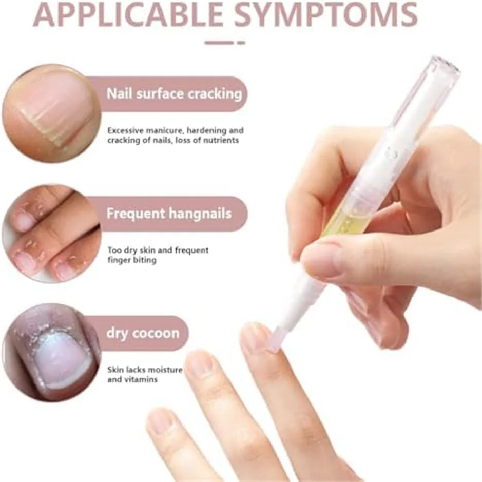 قلم لاک ناخن، قلم روغن کوتیکول، ترمیم و مرطوب کننده مراقبت از ناخن، قابل حمل خانگی، تقویت رشد و استحکام ناخن قلم لاک ناخن، قلم روغن کوتیکول، ترمیم و مرطوب کننده مراقبت از ناخن، قابل حمل خانگی، تقویت رشد و استحکام ناخن