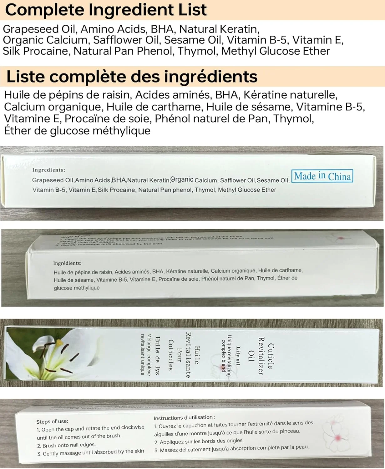 قلم تغذیه ناخن مشت، مجموعه 6 عددی قلم روغن کوتیکول ناخن، روغن تغذیه ناخن برای ترمیم و کوتیکول های خشک (طعم های مختلف) قلم تغذیه ناخن مشت، مجموعه 6 عددی قلم روغن کوتیکول ناخن، روغن تغذیه ناخن برای ترمیم و کوتیکول های خشک (طعم های مختلف)