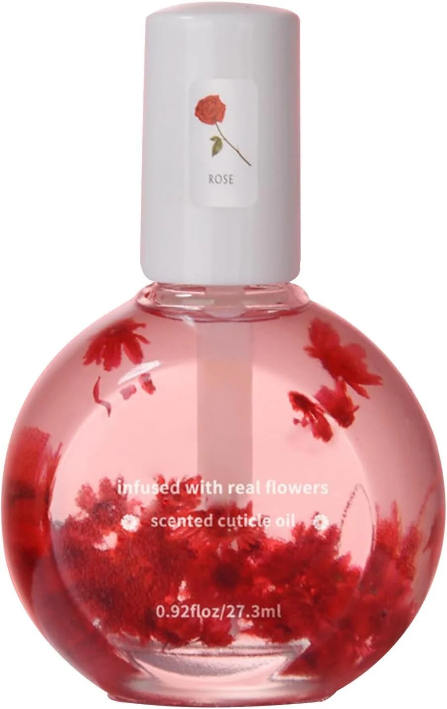 روغن کوتیکول با رایحه گل رز، سرم ترمیم و رشد ناخن، روغن مرطوب کننده مناسب مسافرت با برس، درمان مغذی طبیعی برای ناخن ها و کوتیکول های خشک و سفت، آبرسانی طولانی مدت