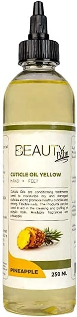 روغن کوتیکول ناخن پالم بیوتی با رایحه آناناس زرد | ترمیم کننده پوست آسیب دیده و ناخن های نازک | مرطوب کننده و تقویت کننده رشد ناخن، 250 میلی لیتر