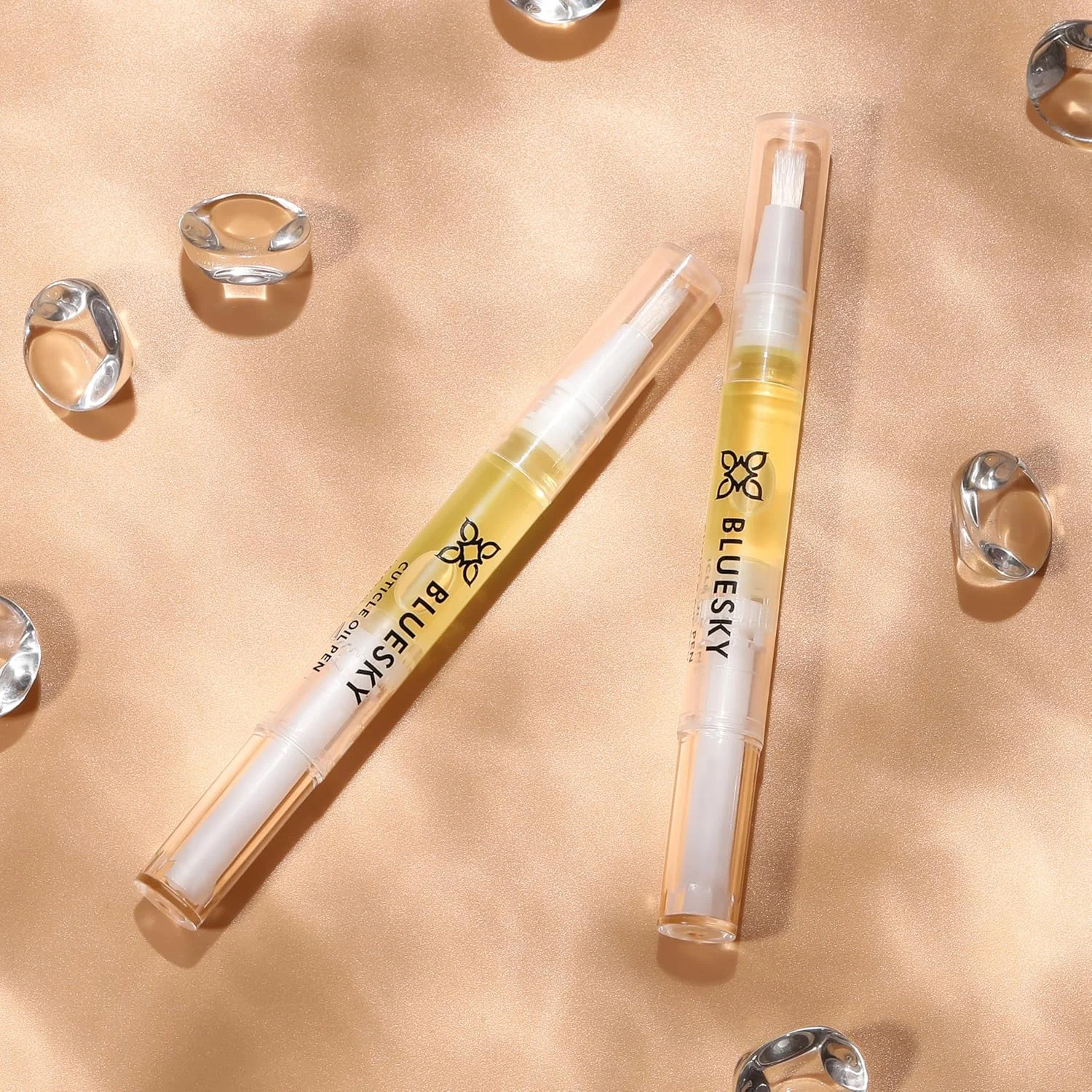 قلم روغن کوتیکول آبرسان بلواسکای، مرطوب کننده و نرم کننده کوتیکول های خشک، درمان دست و ناخن با روغن بادام شیرین، نارگیل و جوجوبای طلایی قلم روغن کوتیکول آبرسان بلواسکای، مرطوب کننده و نرم کننده کوتیکول های خشک، درمان دست و ناخن با روغن بادام شیرین، نارگیل و جوجوبای طلایی