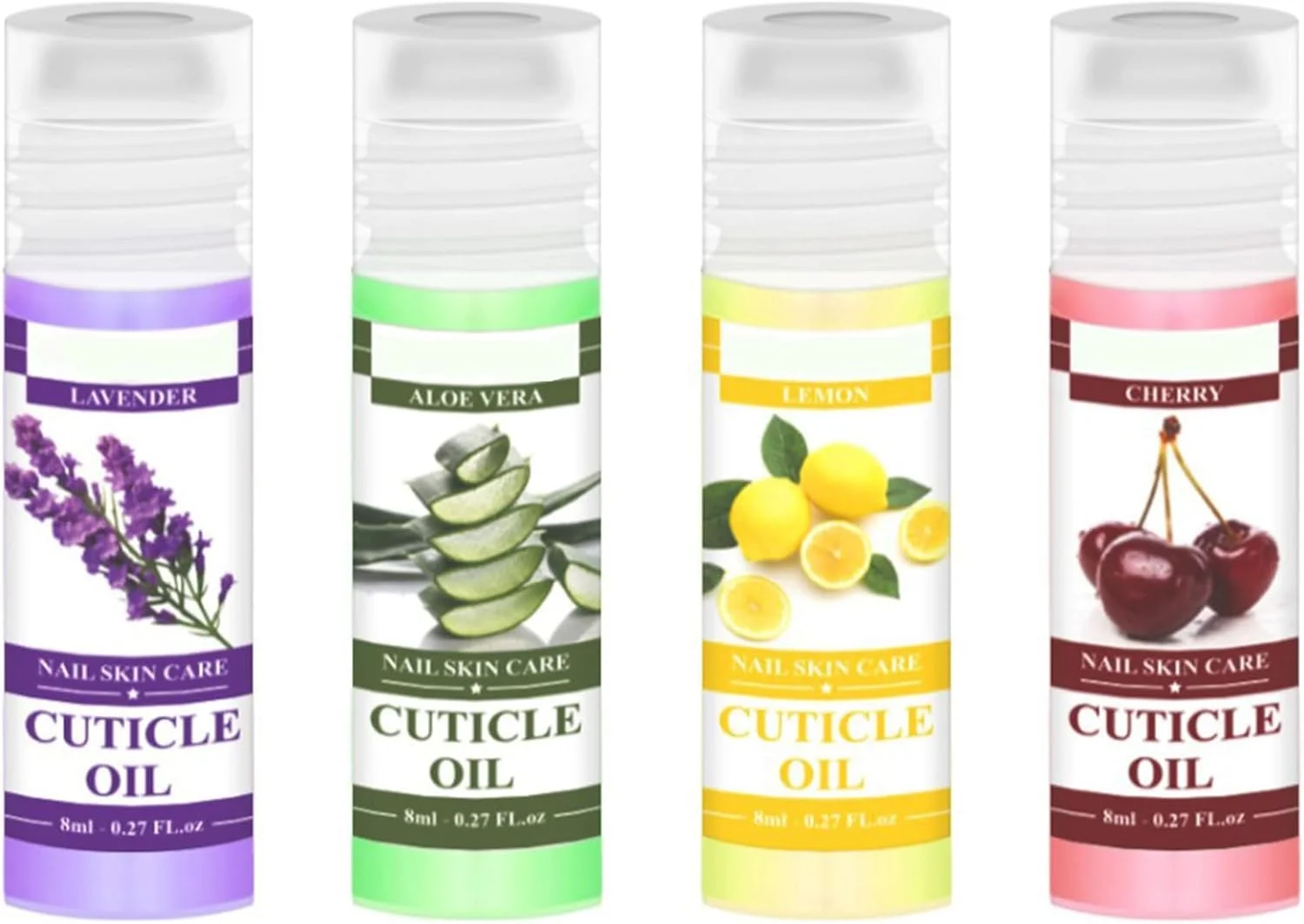 روغن کوتیکول ناخن 4 عددی، روغن کوتیکول رولی، حاوی ویتامین E ارگانیک، تغذیه کننده و مرطوب کننده کوتیکول ها و ناخن ها، ترمیم کننده ناخن های خشک، ترک خورده و زبر، مناسب برای ناخن های طبیعی یا ژلی، مراقبت از ناخن