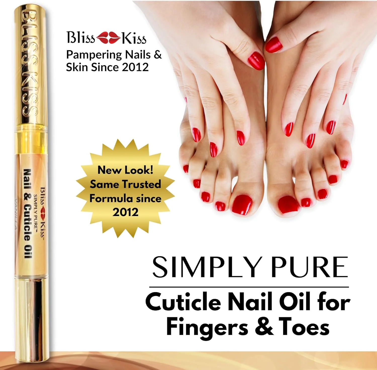 روغن کوتیکول و ناخن خالص Bliss Kiss Simply Pure (2ml) - وانیل 1PEN-VAN روغن کوتیکول و ناخن خالص Bliss Kiss Simply Pure (2ml) - وانیل 1PEN-VAN