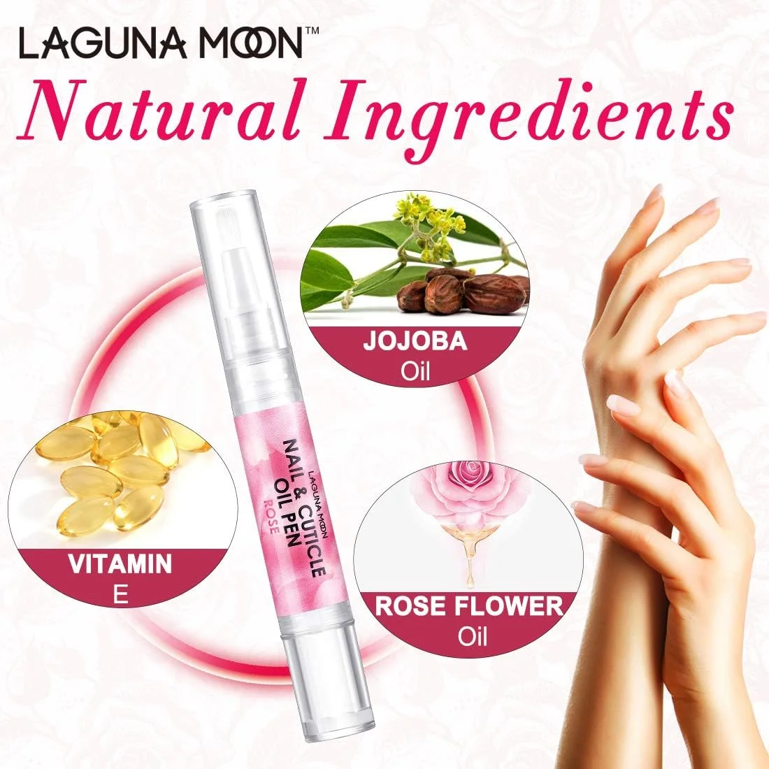 روغن کوتیکول و ناخن لاگونامون، روغن دانه جوجوبا، درمان دست و ناخن، روغن ناخن رز، 5 میلی لیتر روغن کوتیکول و ناخن لاگونامون، روغن دانه جوجوبا، درمان دست و ناخن، روغن ناخن رز، 5 میلی لیتر